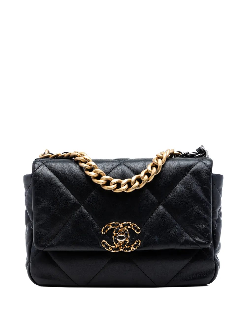 2020 Medium Lambskin 19 Flap satchel