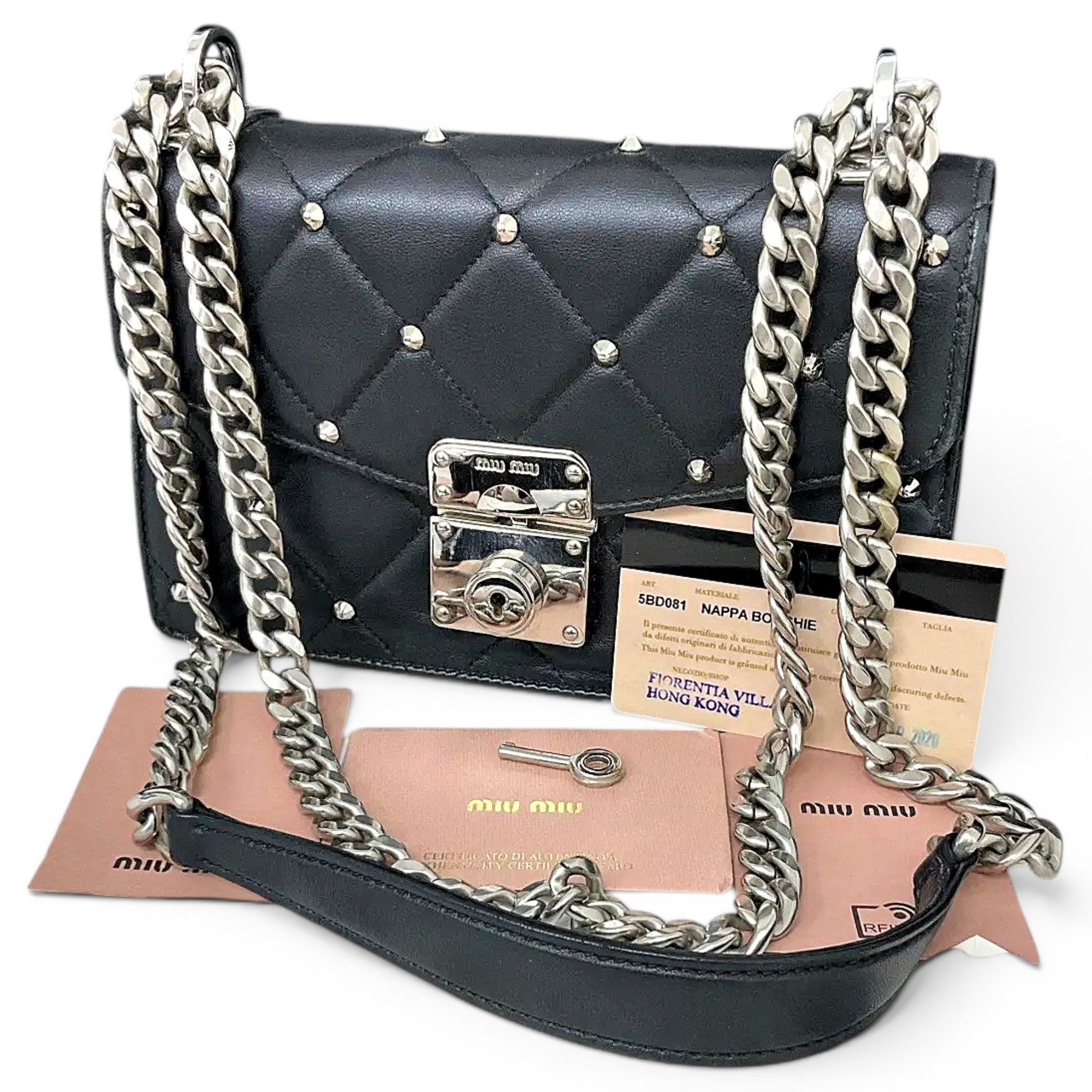 Miu Miu Miu Confidential leather handbag