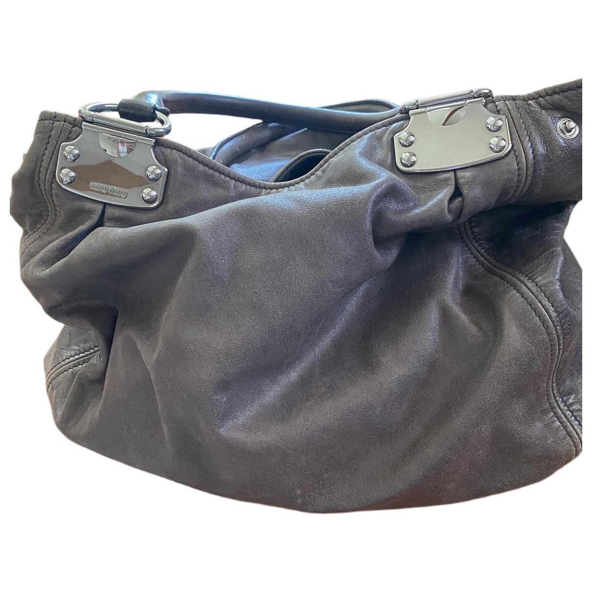 Leather satchel