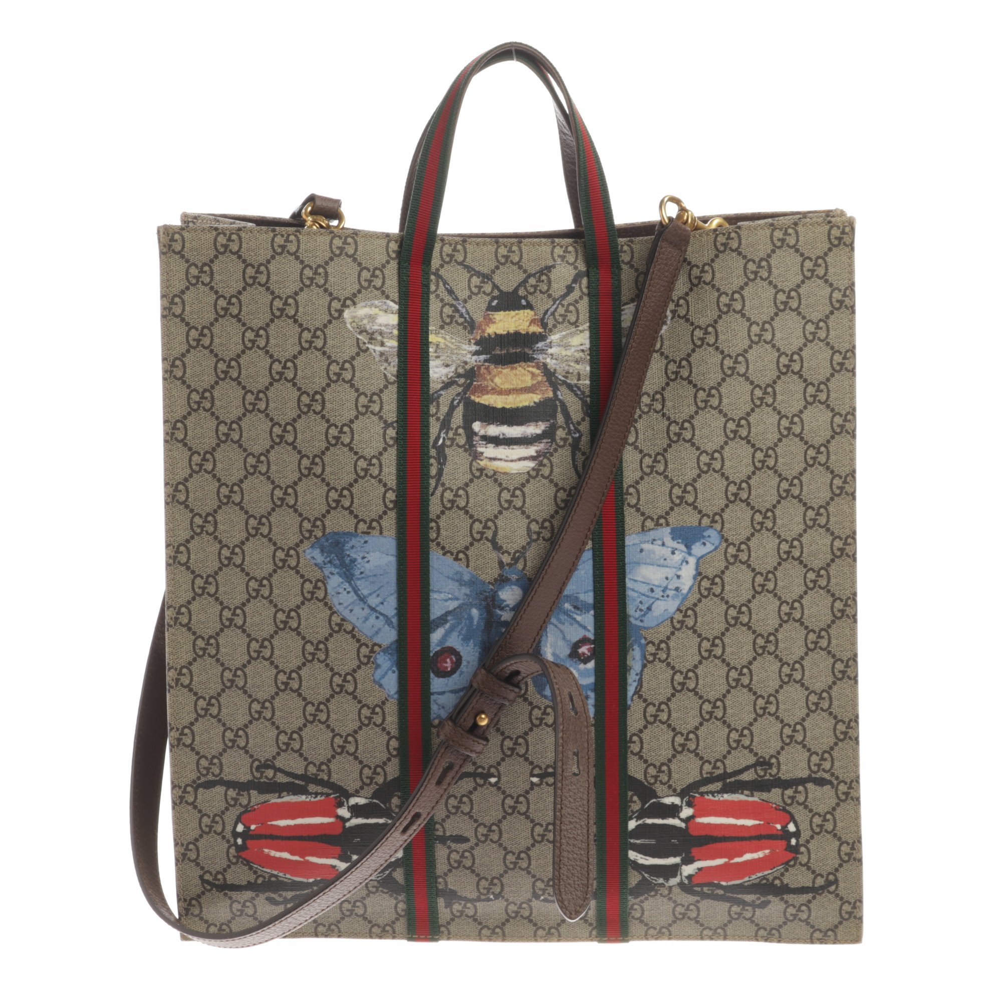 Leather tote