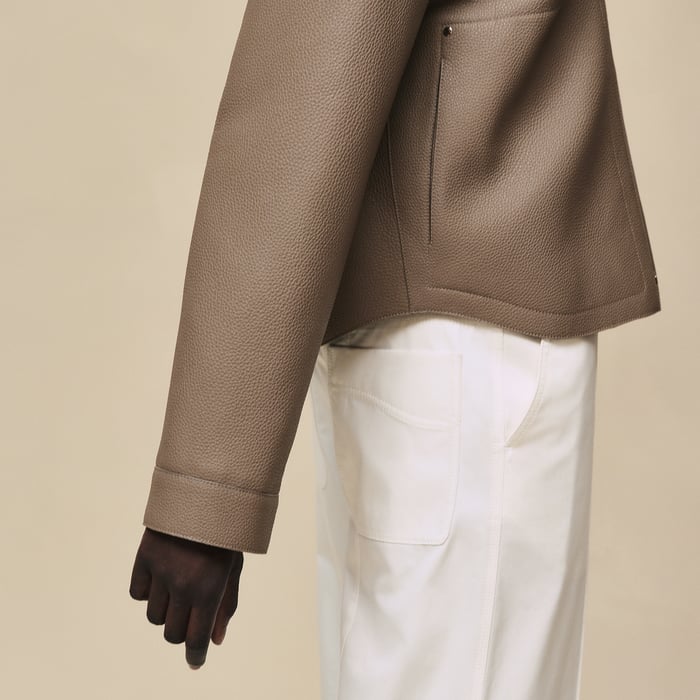 Washed Deerskin Jacket