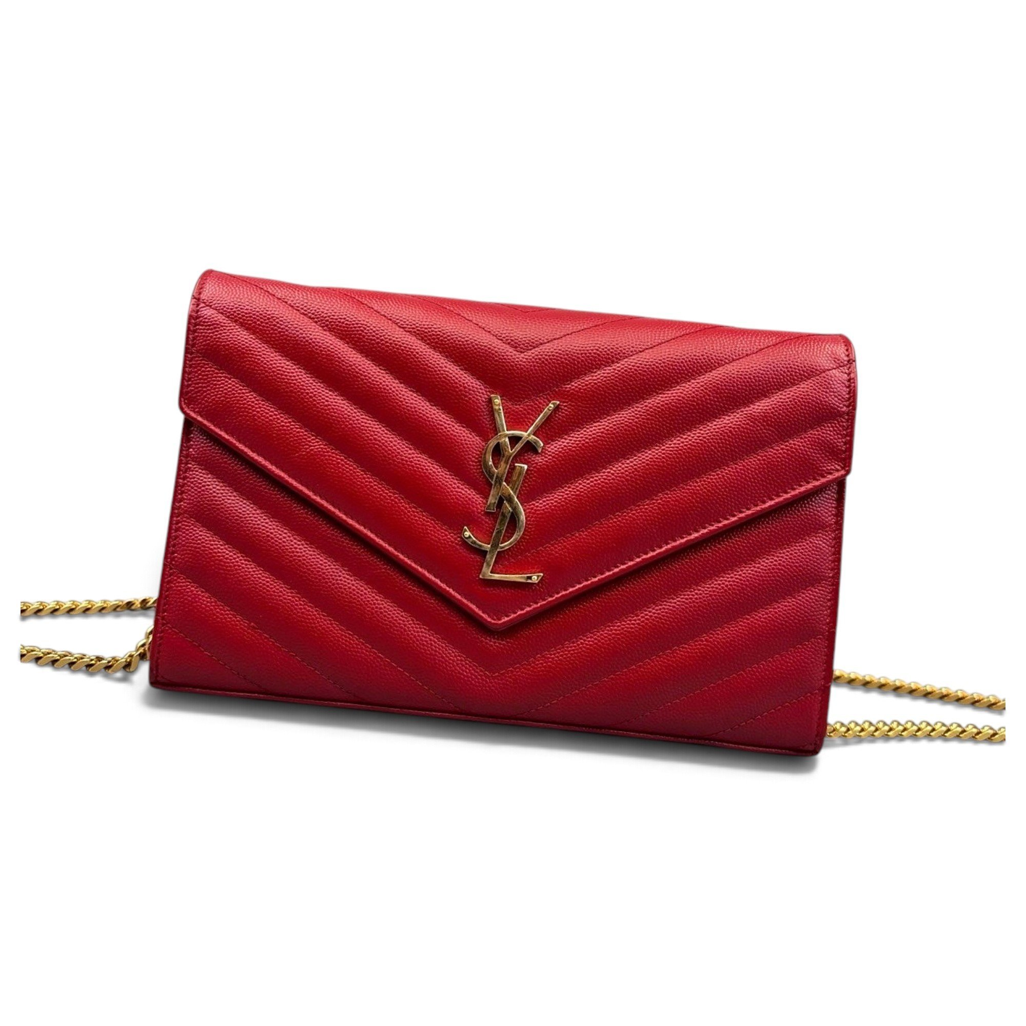 Portefeuille enveloppe leather handbag
