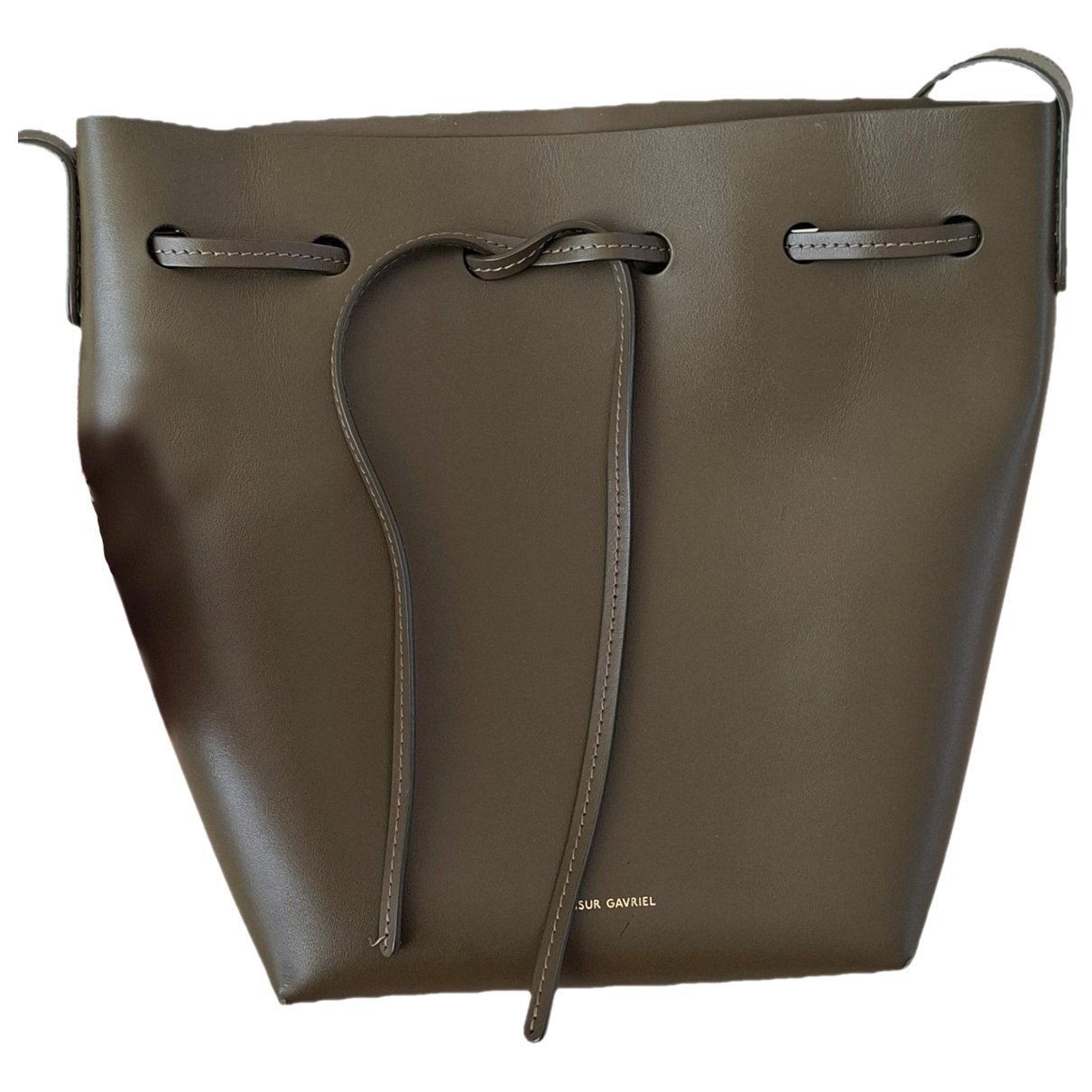 Mansur Gavriel Bucket leather mini bag