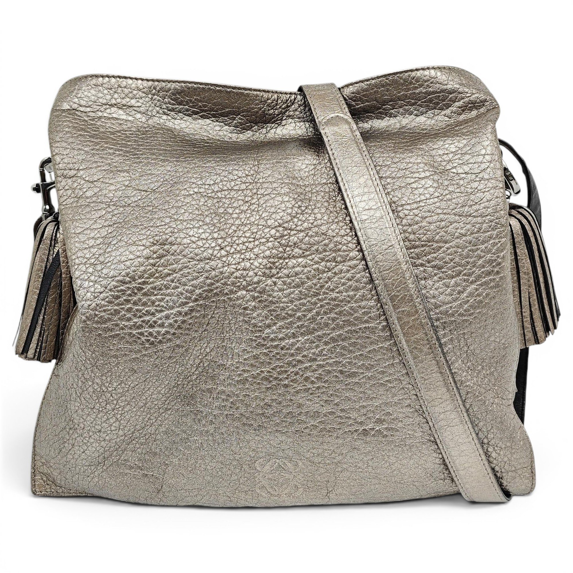 Flamenco leather handbag