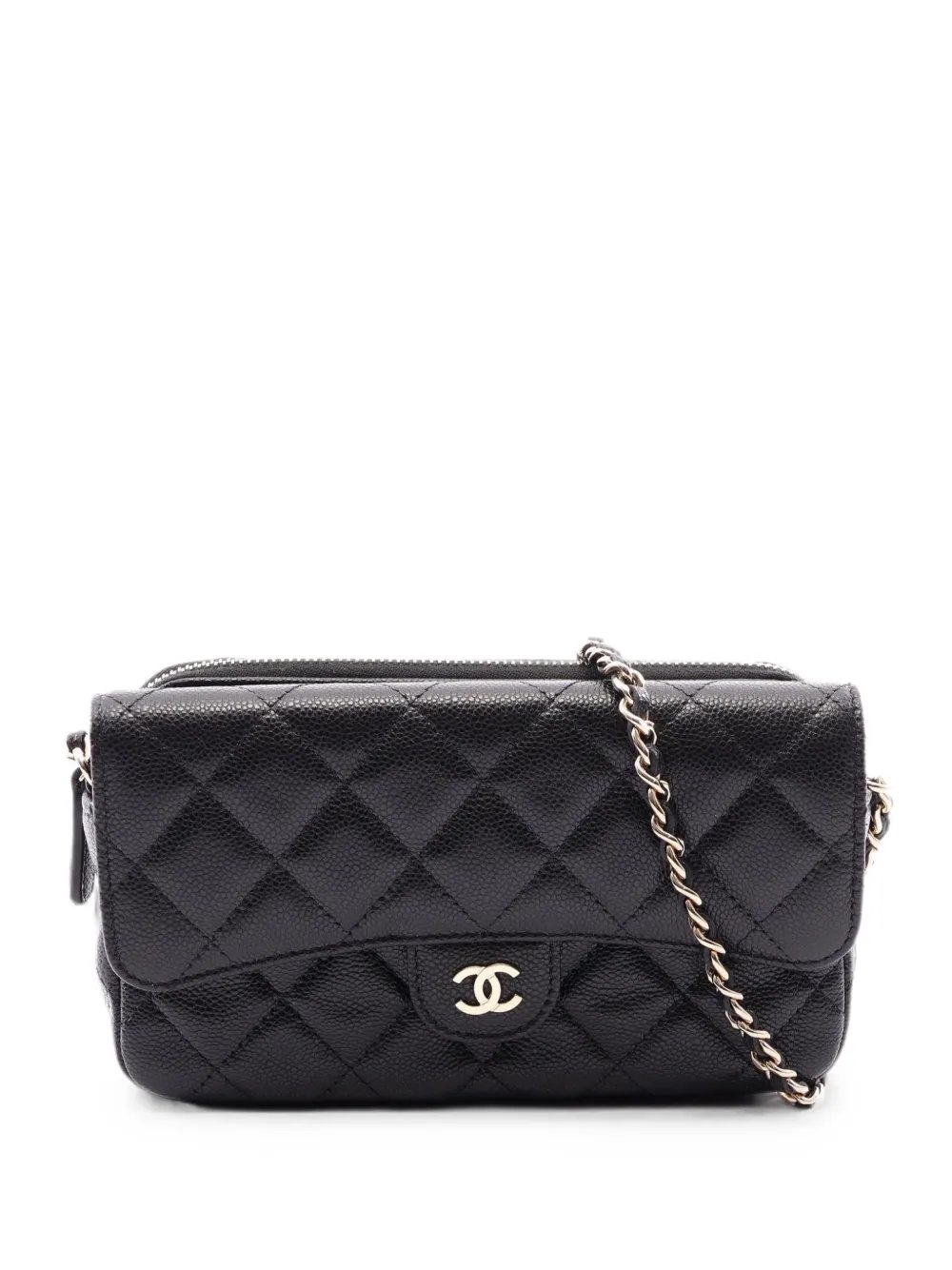 Chanel 2021 quilted leather shoulder bag