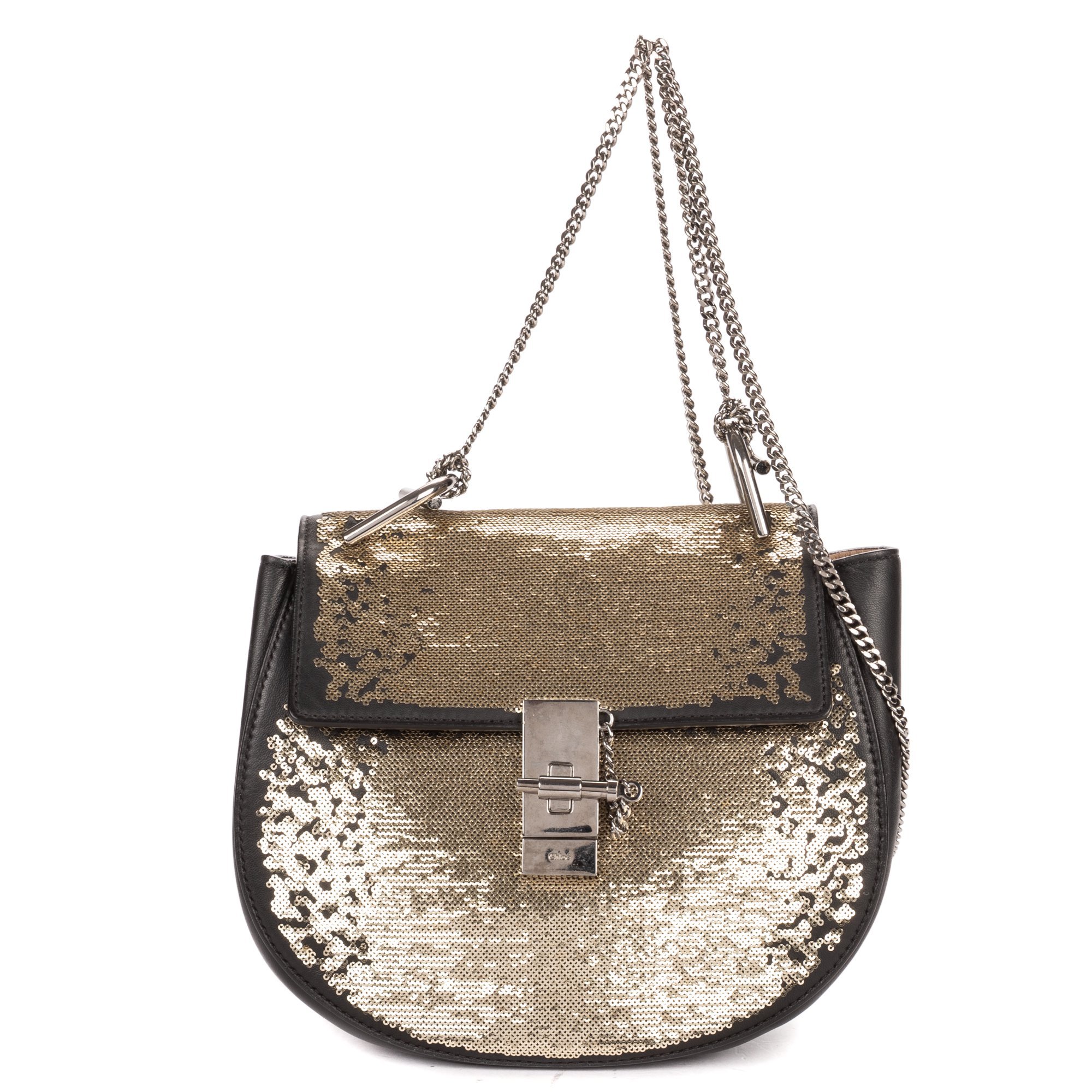 Drew leather handbag