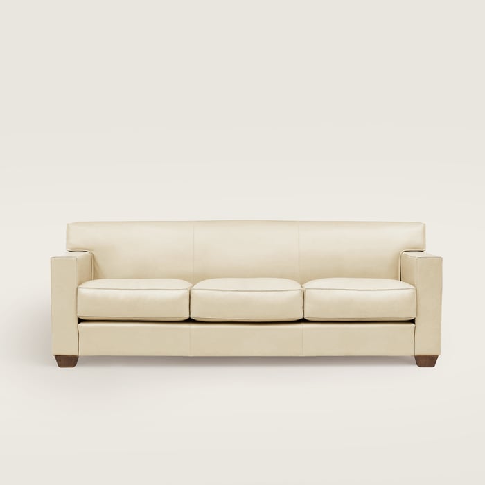 Ivoire Reeditions J.-m. Frank Par Hermès Comfortable 3-seater Sofa