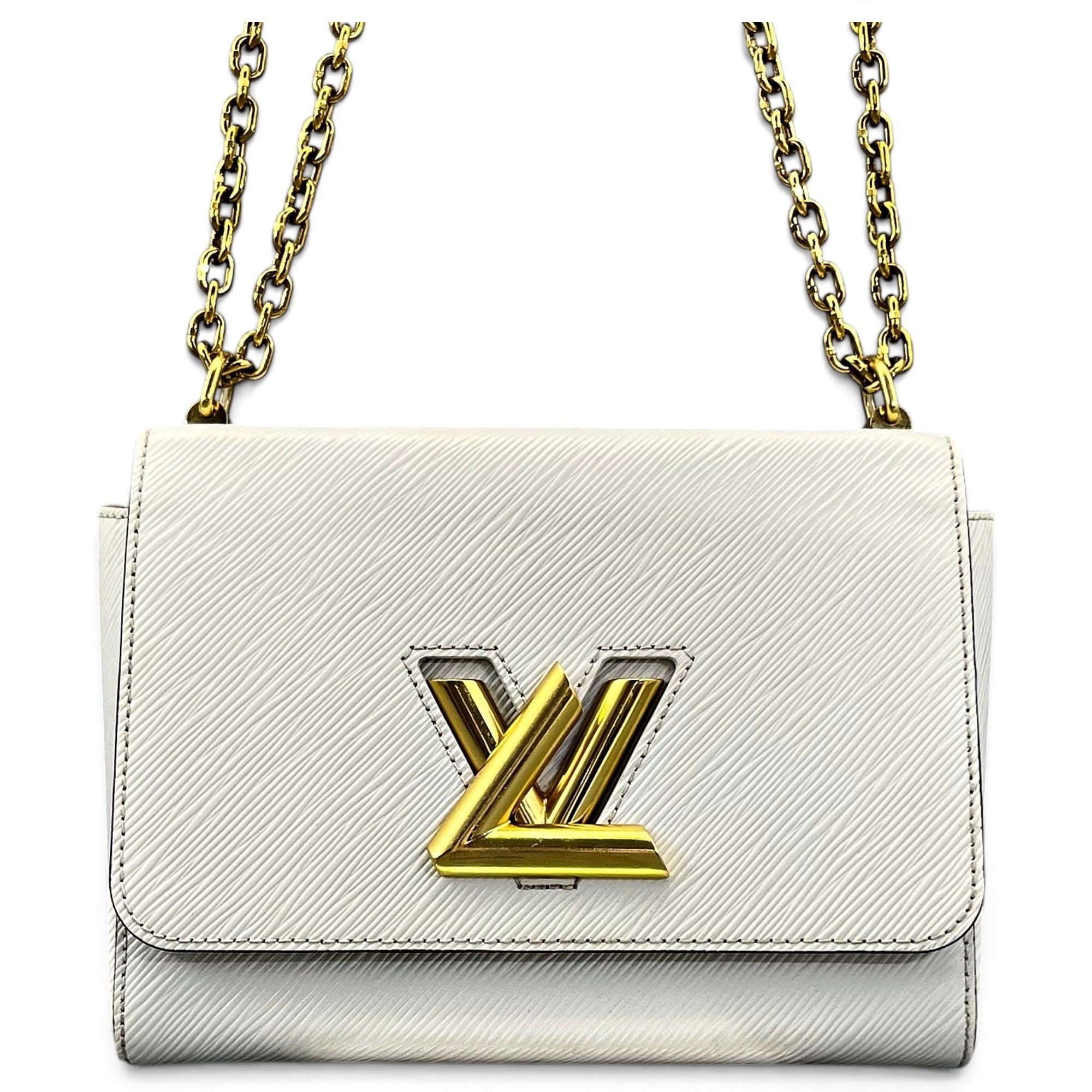 Twist leather handbag