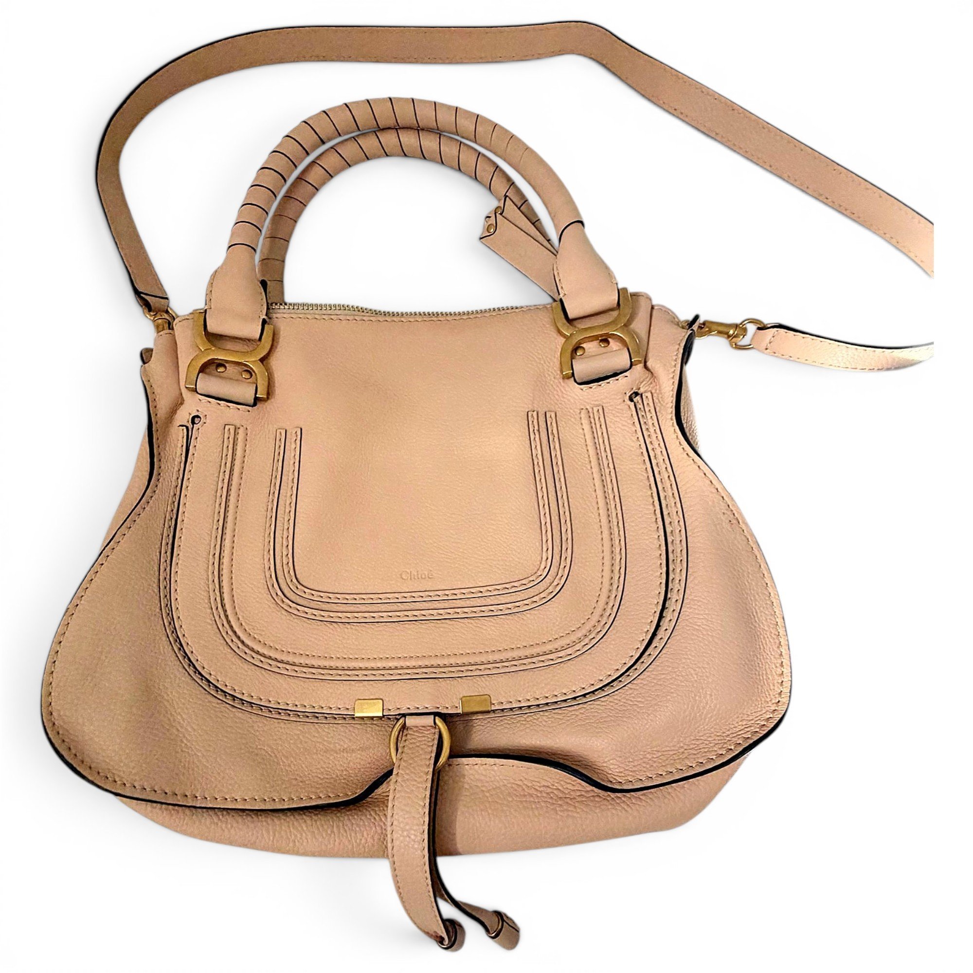 Marcie leather handbag