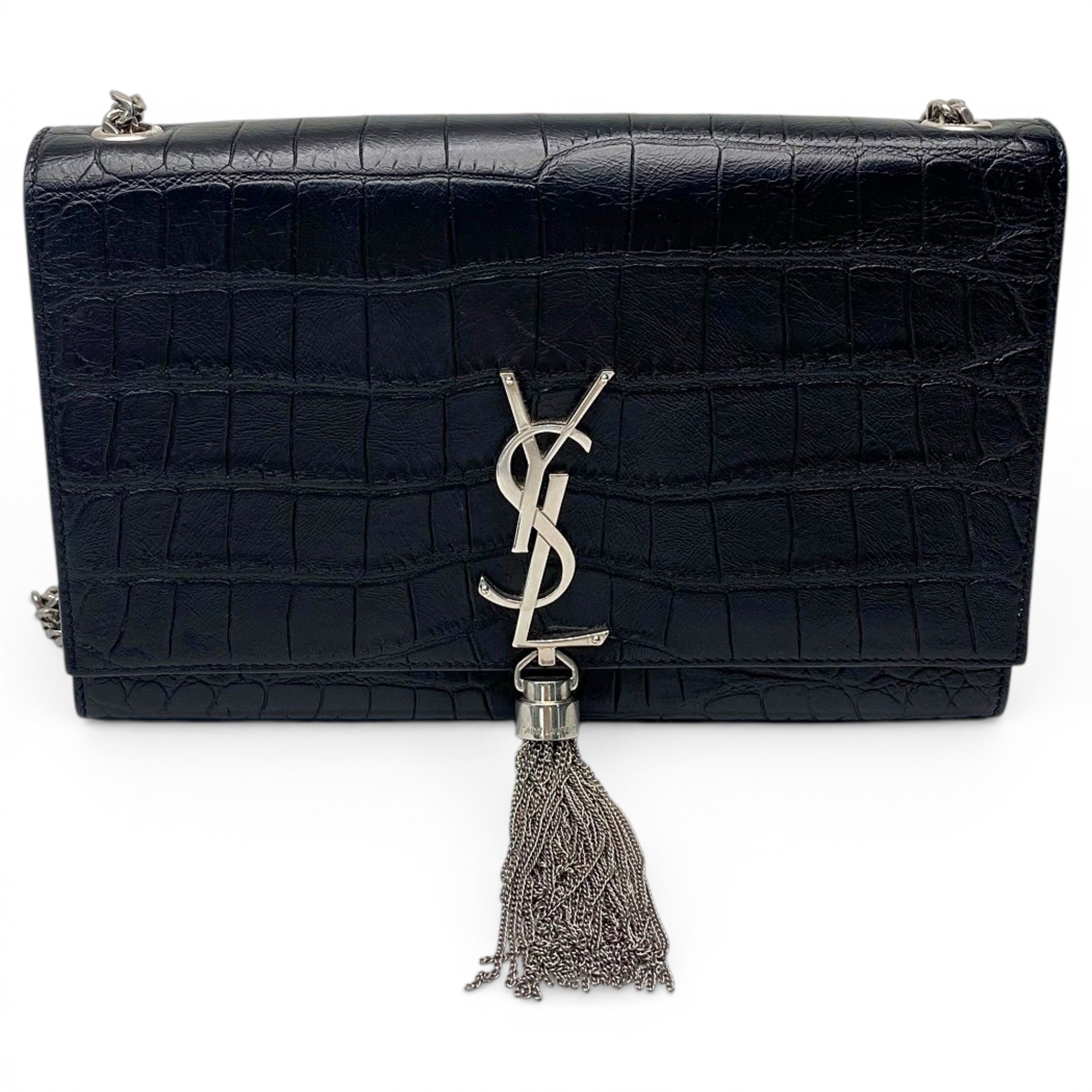Pompom Kate leather handbag