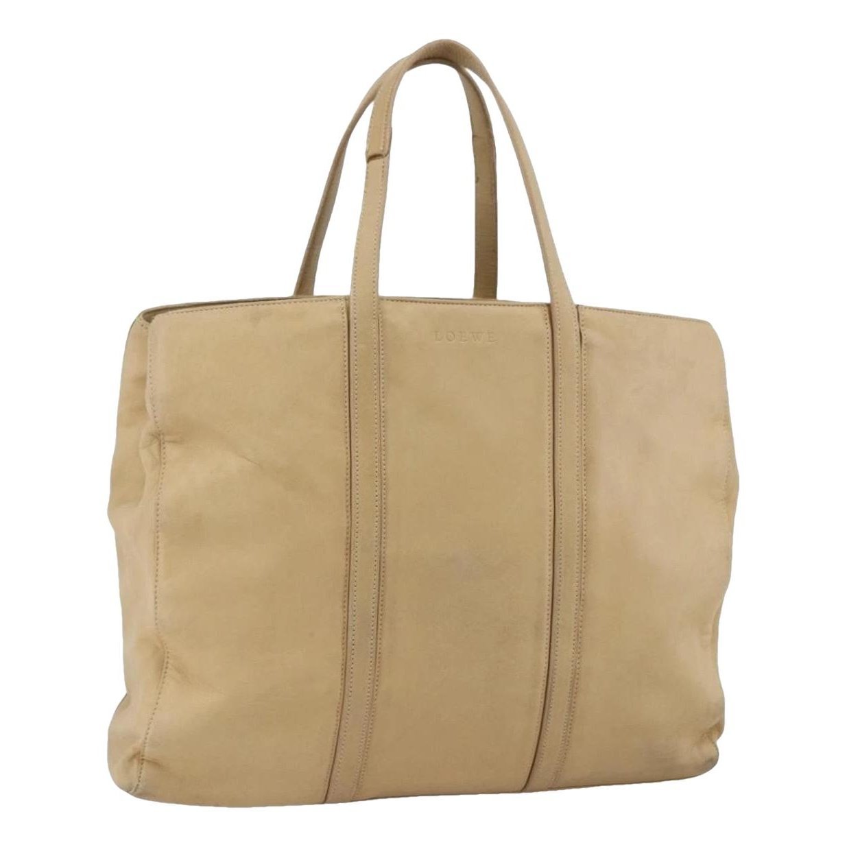 Leather tote