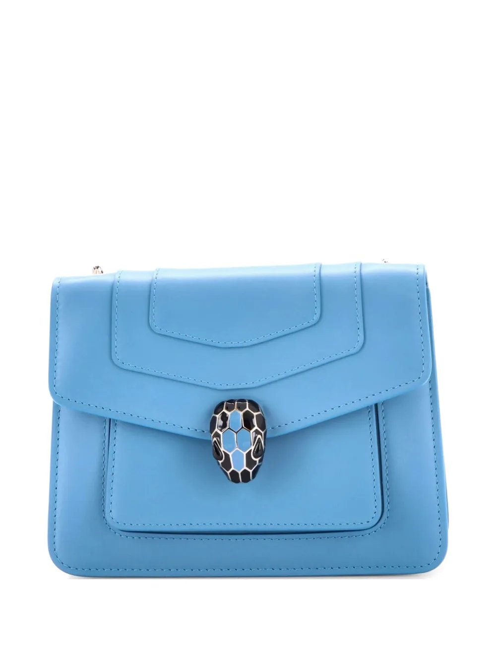 Serpenti Forever Square Shoulder Bag Leather Small crossbody bag