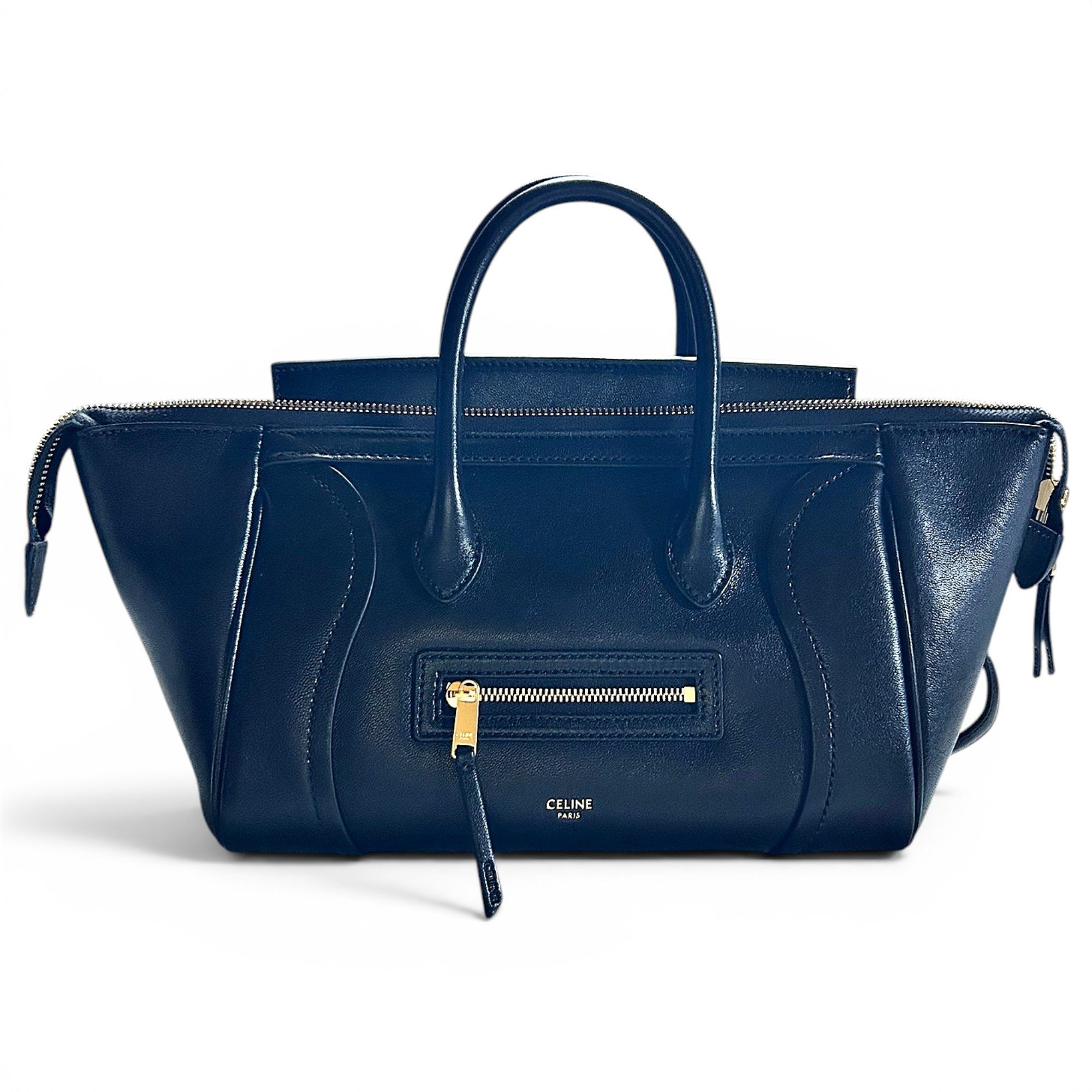 Luggage leather handbag