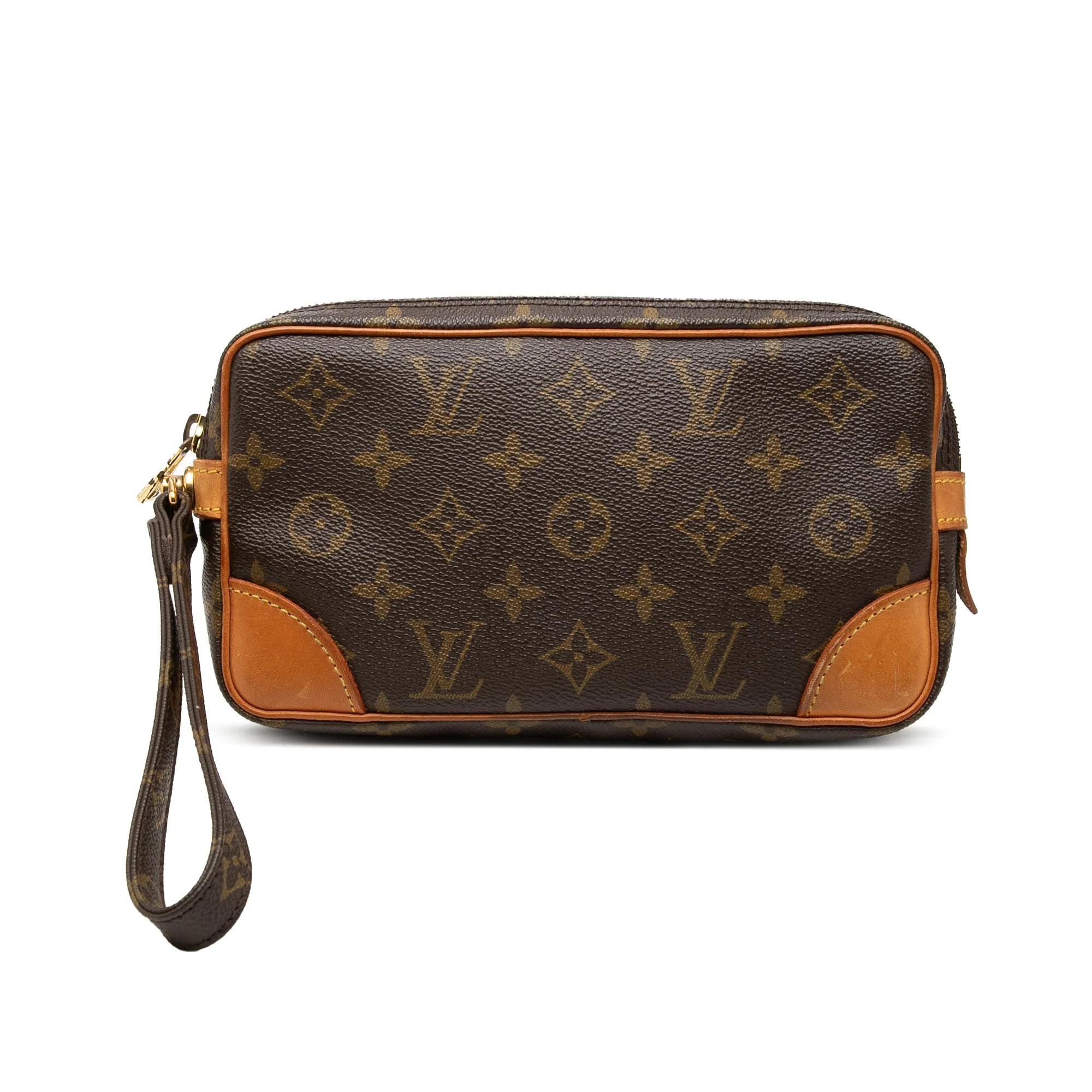 Marly Dragonne leather clutch bag