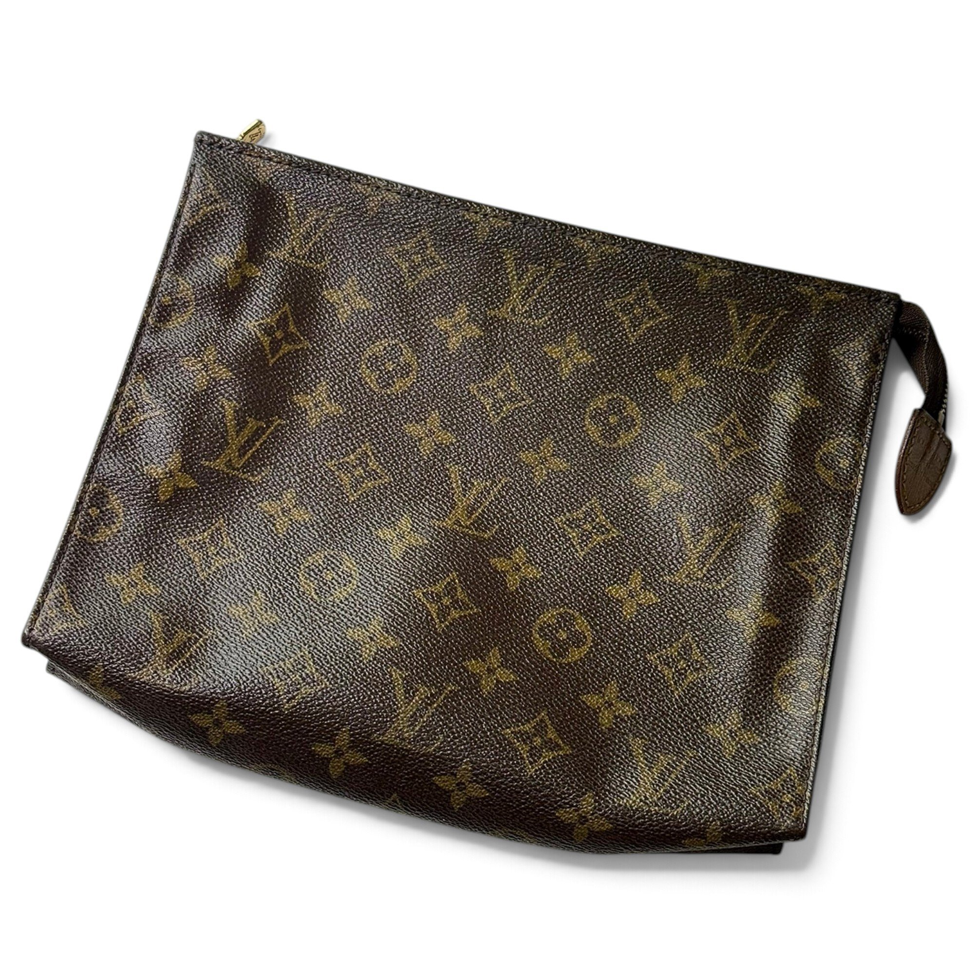 Leather clutch bag