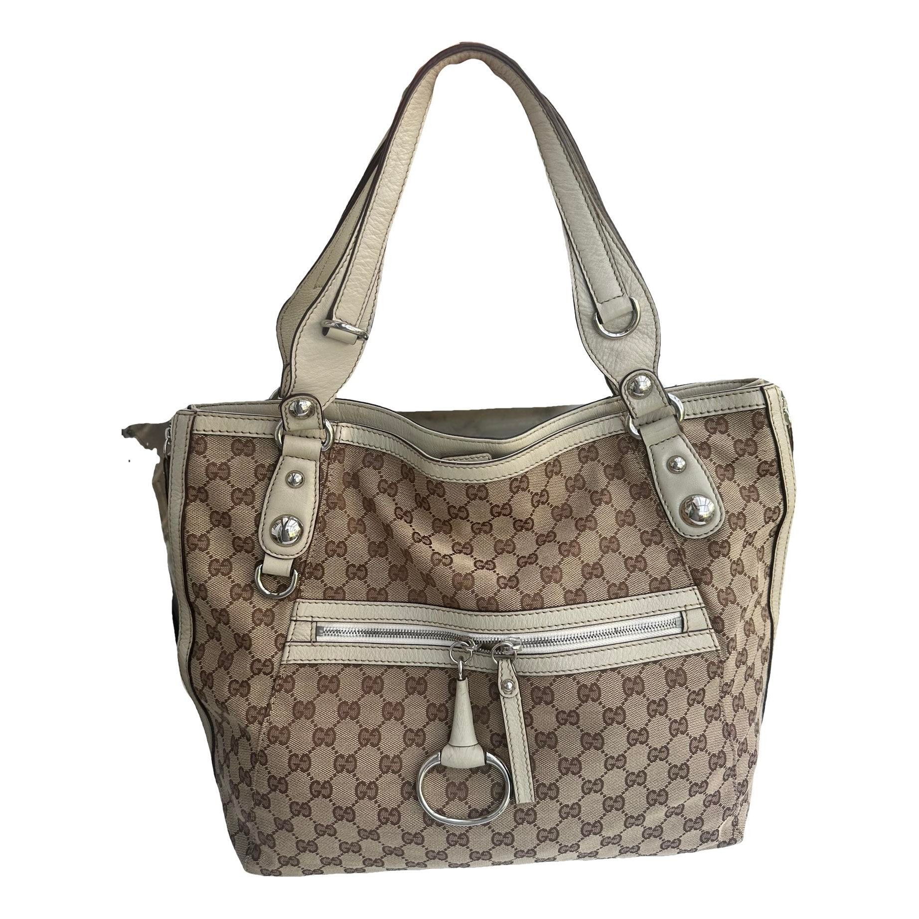 Leather tote