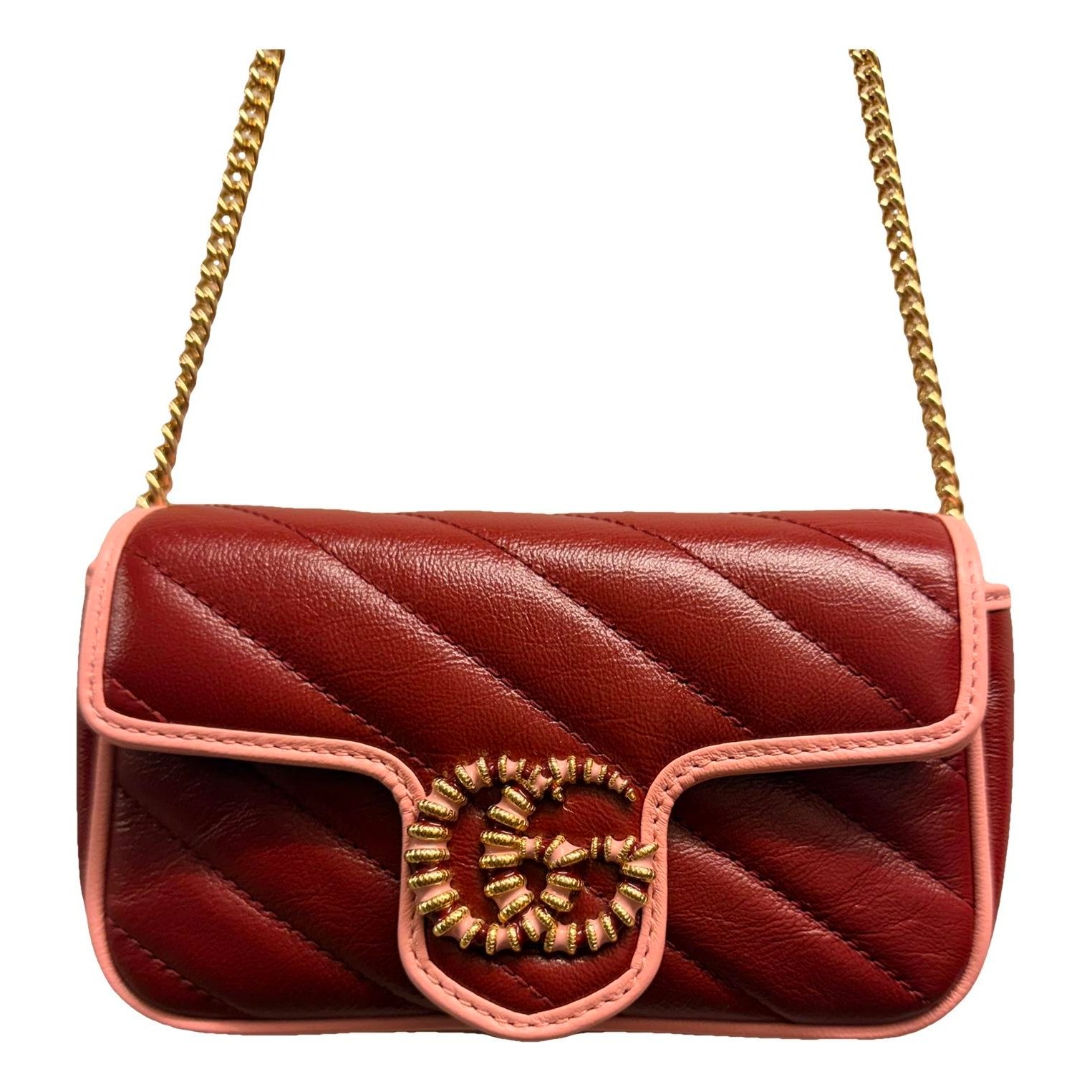 Marmont leather clutch bag