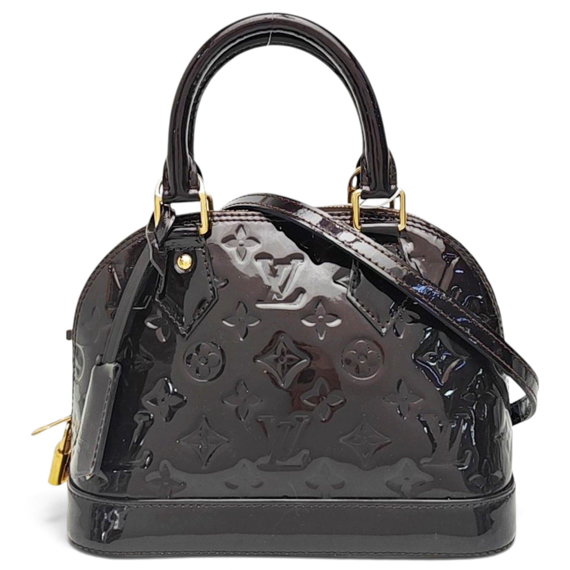 Alma BB patent leather handbag