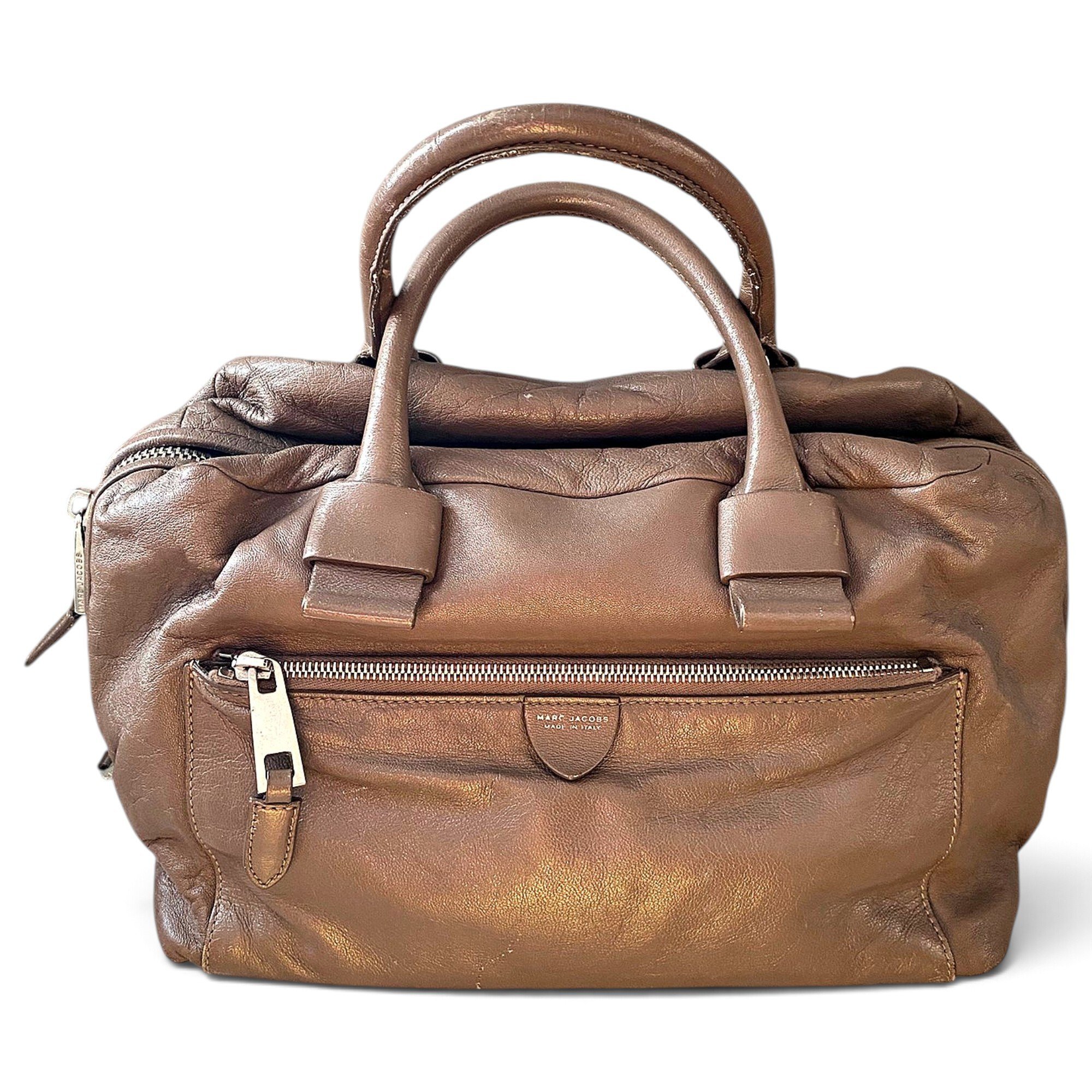 Leather handbag