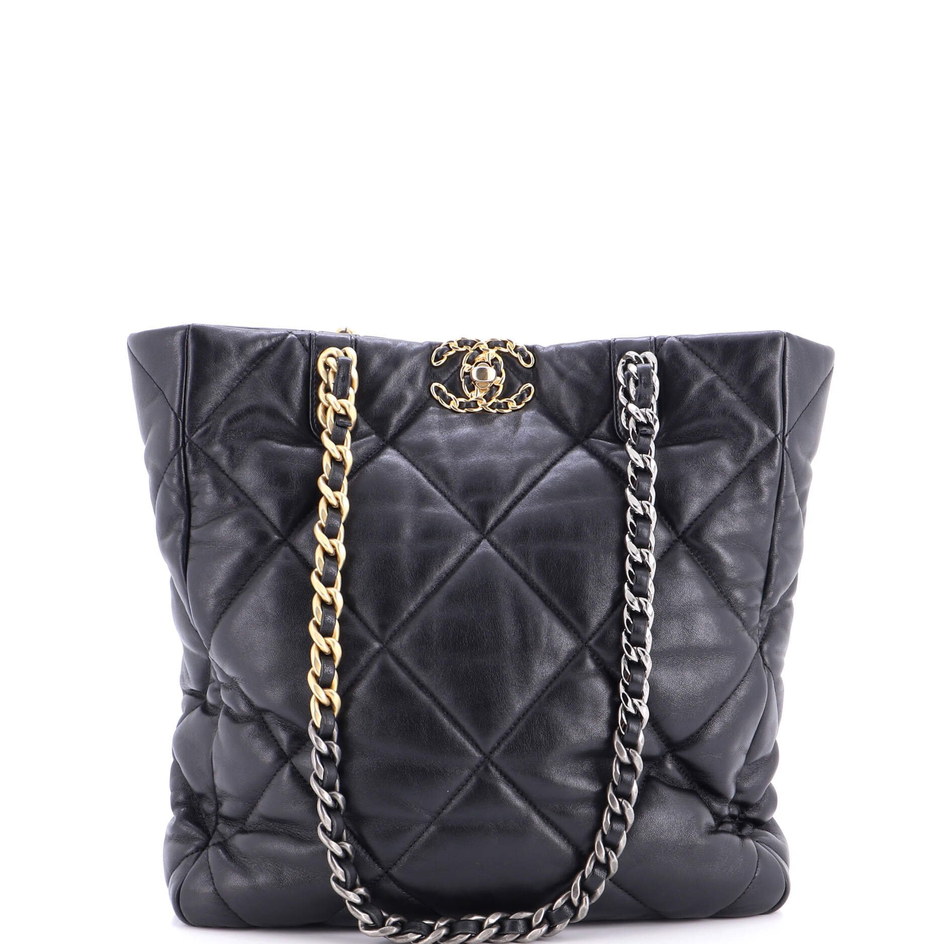 Leather tote