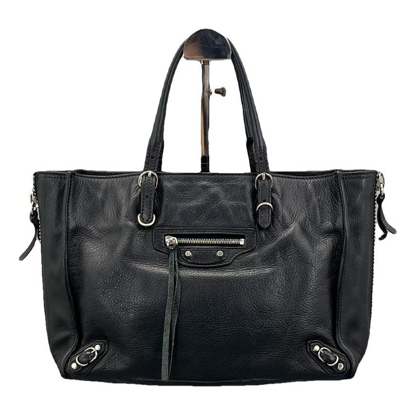 Papier leather handbag