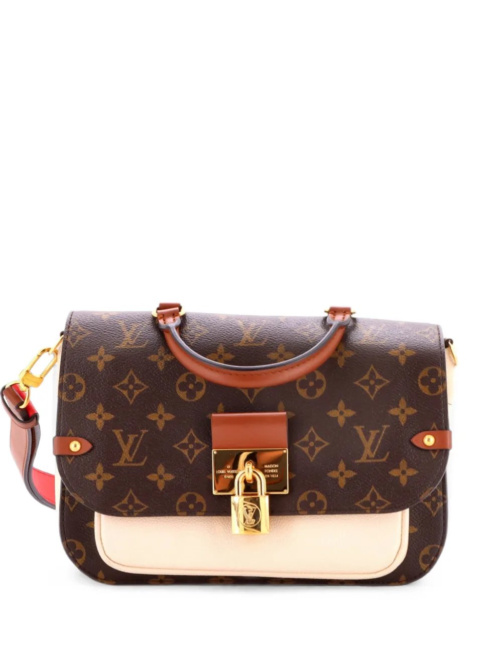 Vaugirard Handbag Monogram Canvas with Leather satchel
