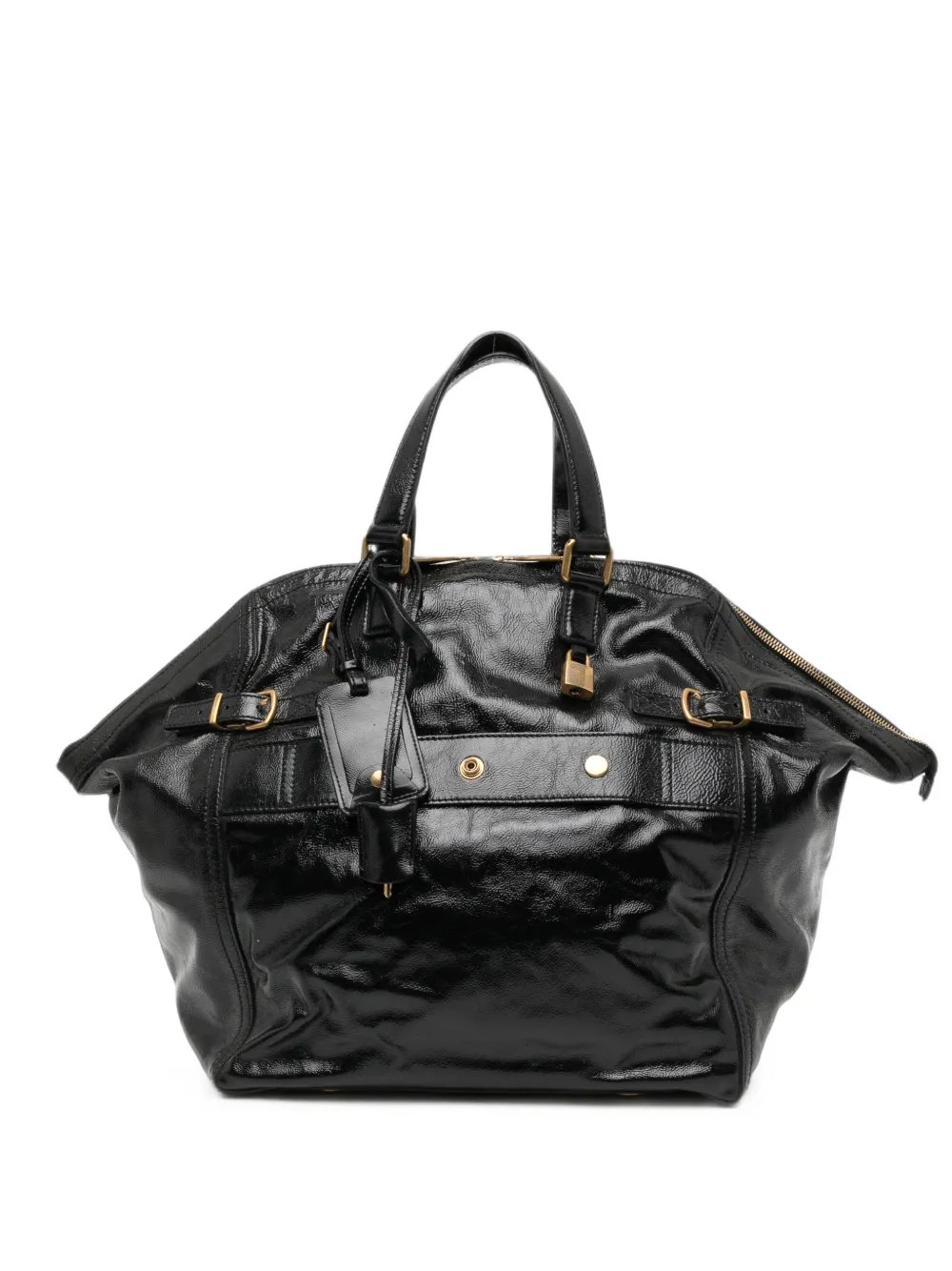 Downtown patent leather handbag