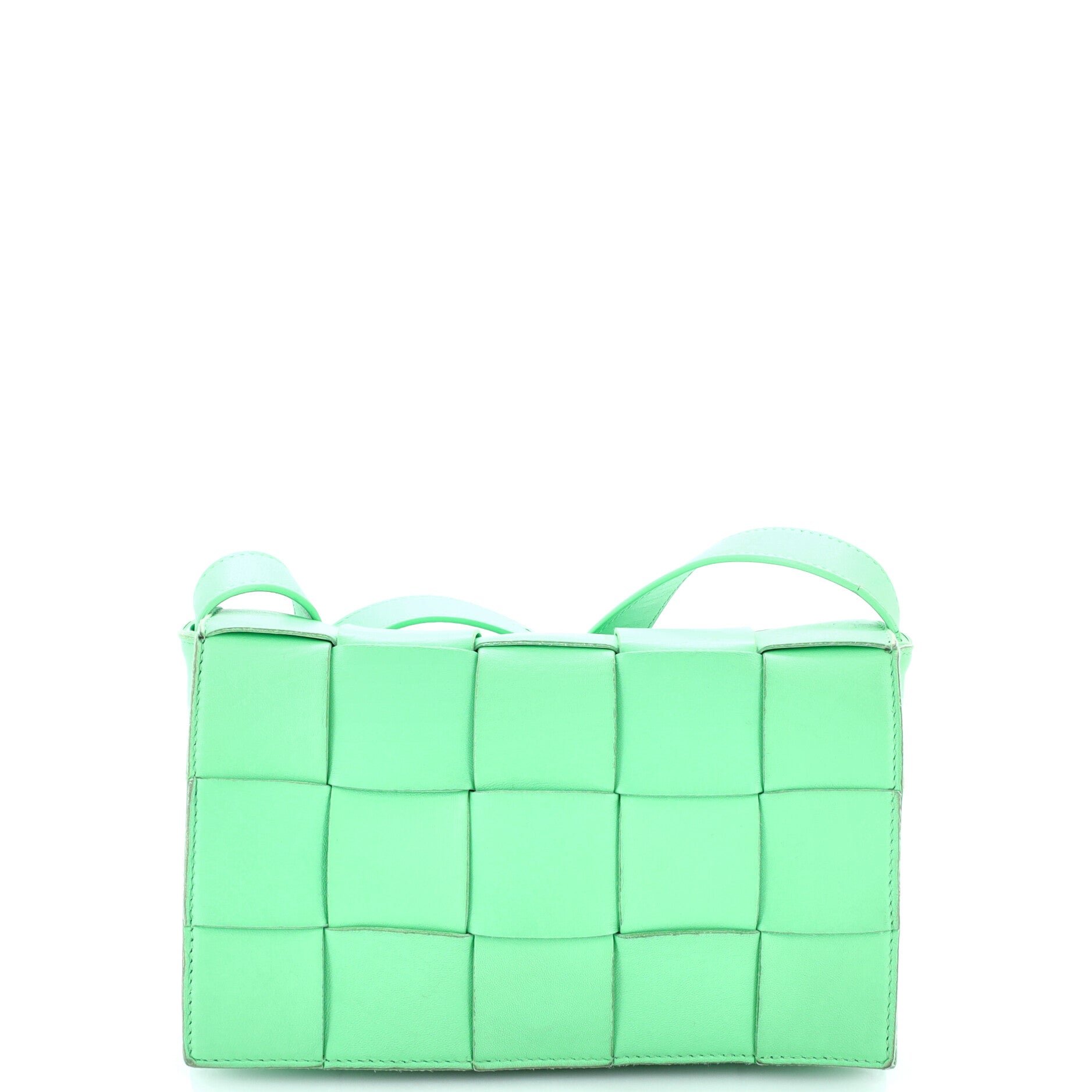 Cassette Crossbody Bag Maxi Intrecciato Leather