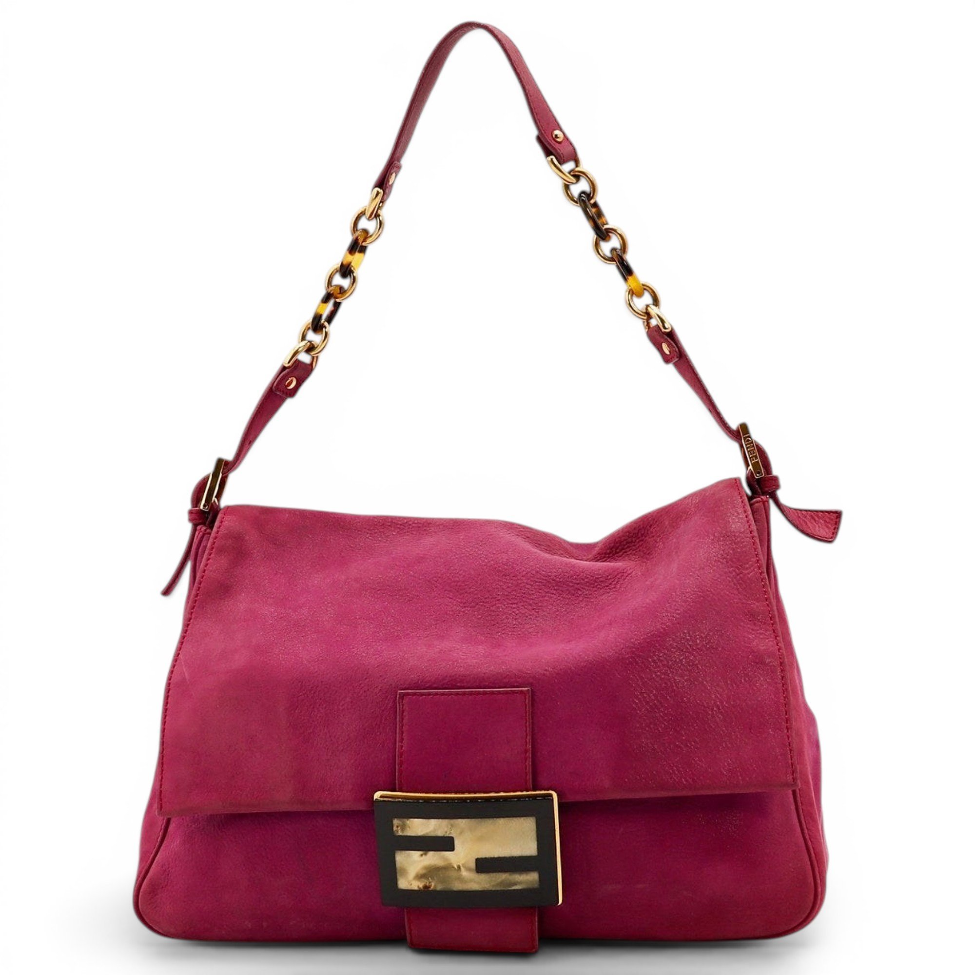 Baguette leather handbag