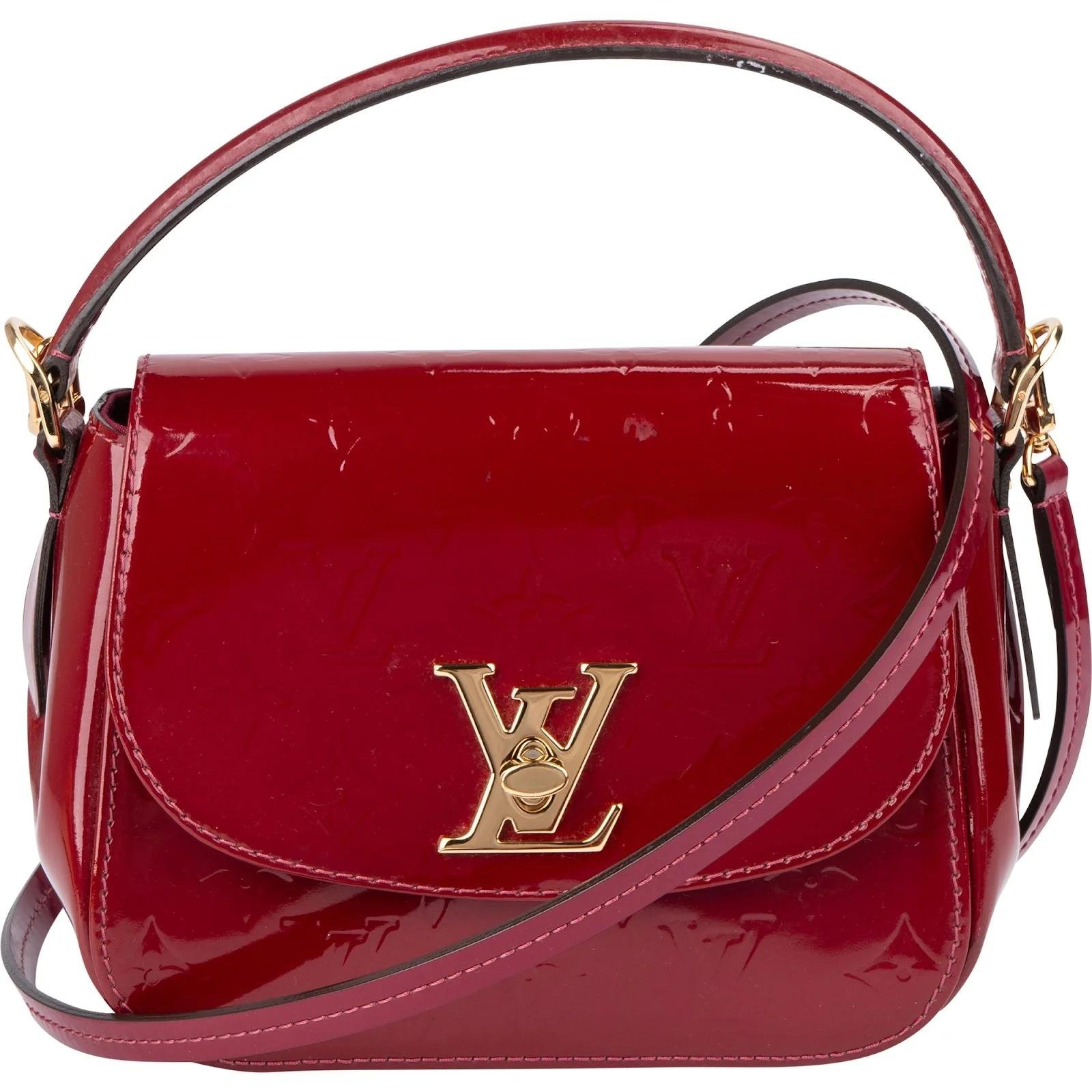 Louis Vuitton Pasadena patent leather handbag