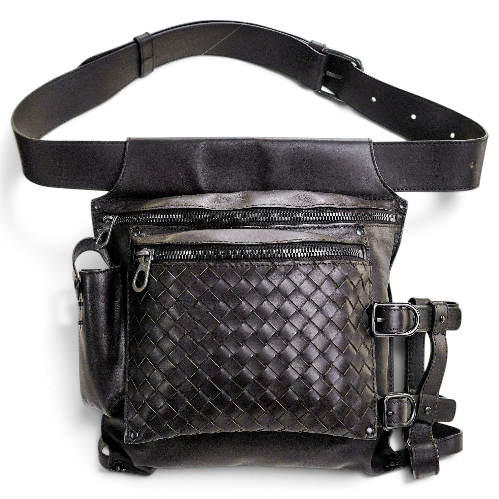 Leather satchel