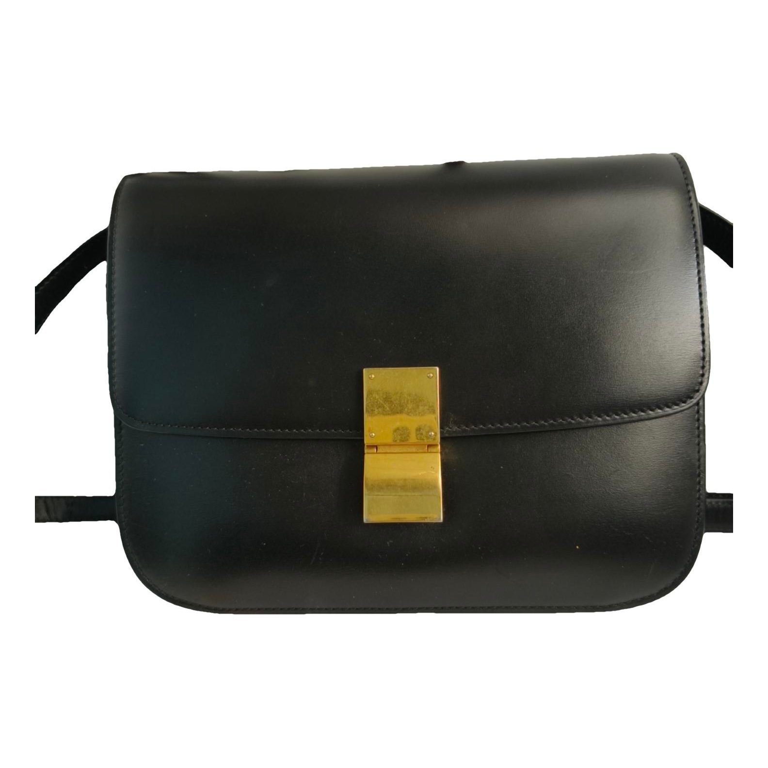 Classic leather crossbody bag