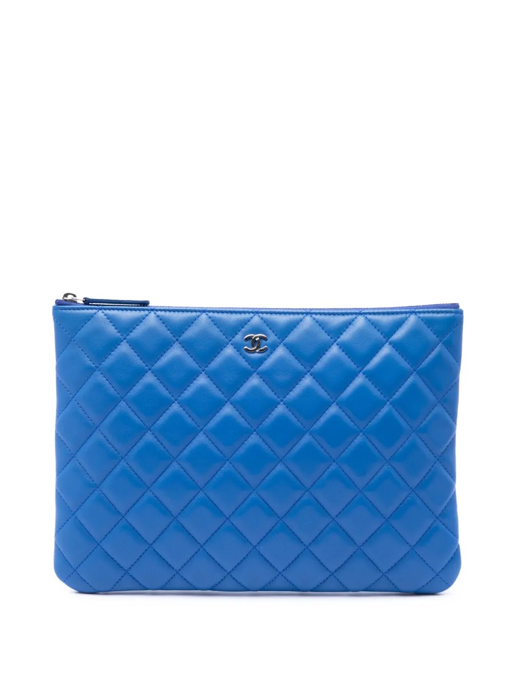 2016-2017 Medium Quilted Lambskin O Case clutch bag