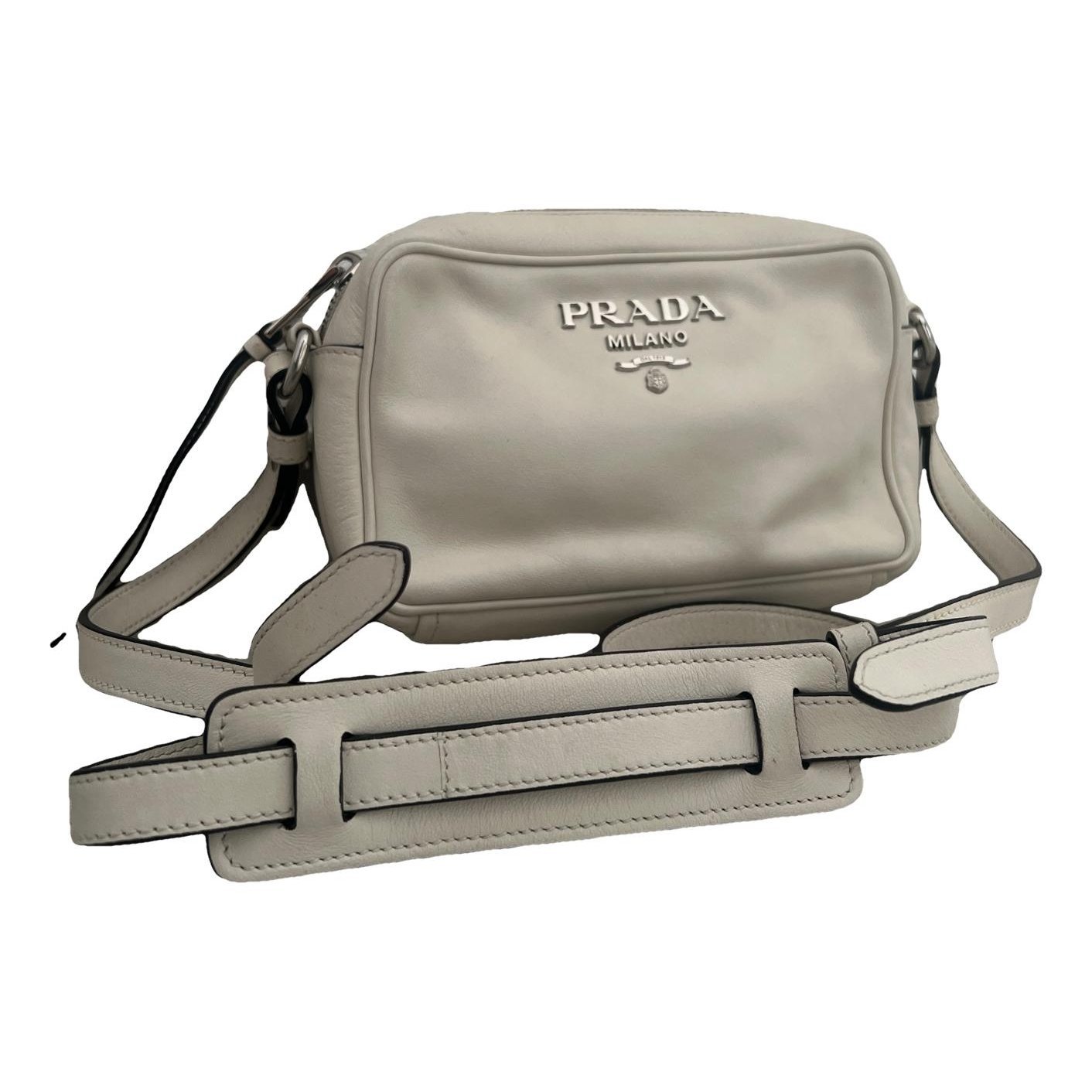 Light Frame leather clutch bag