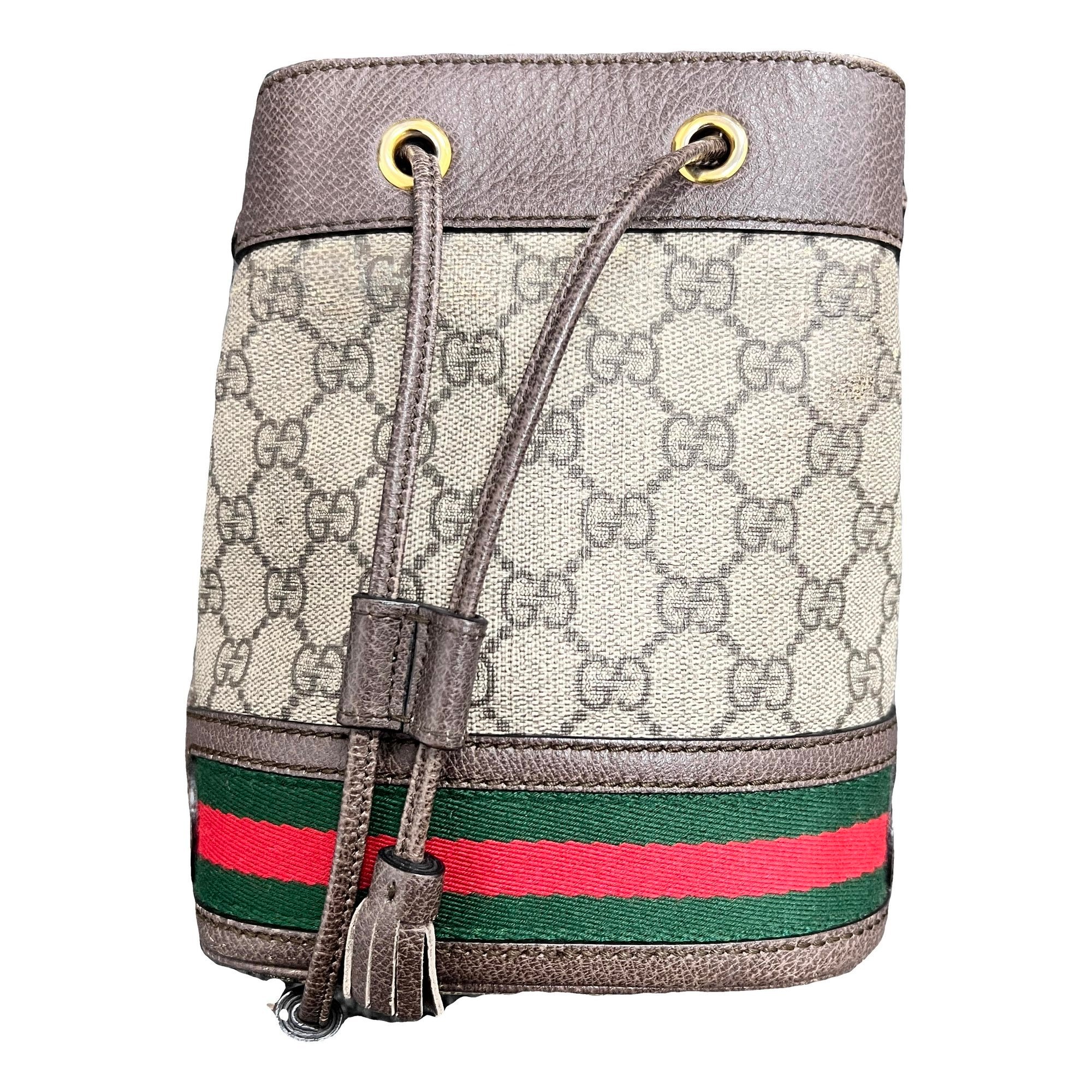 Ophidia Bucket cloth crossbody bag