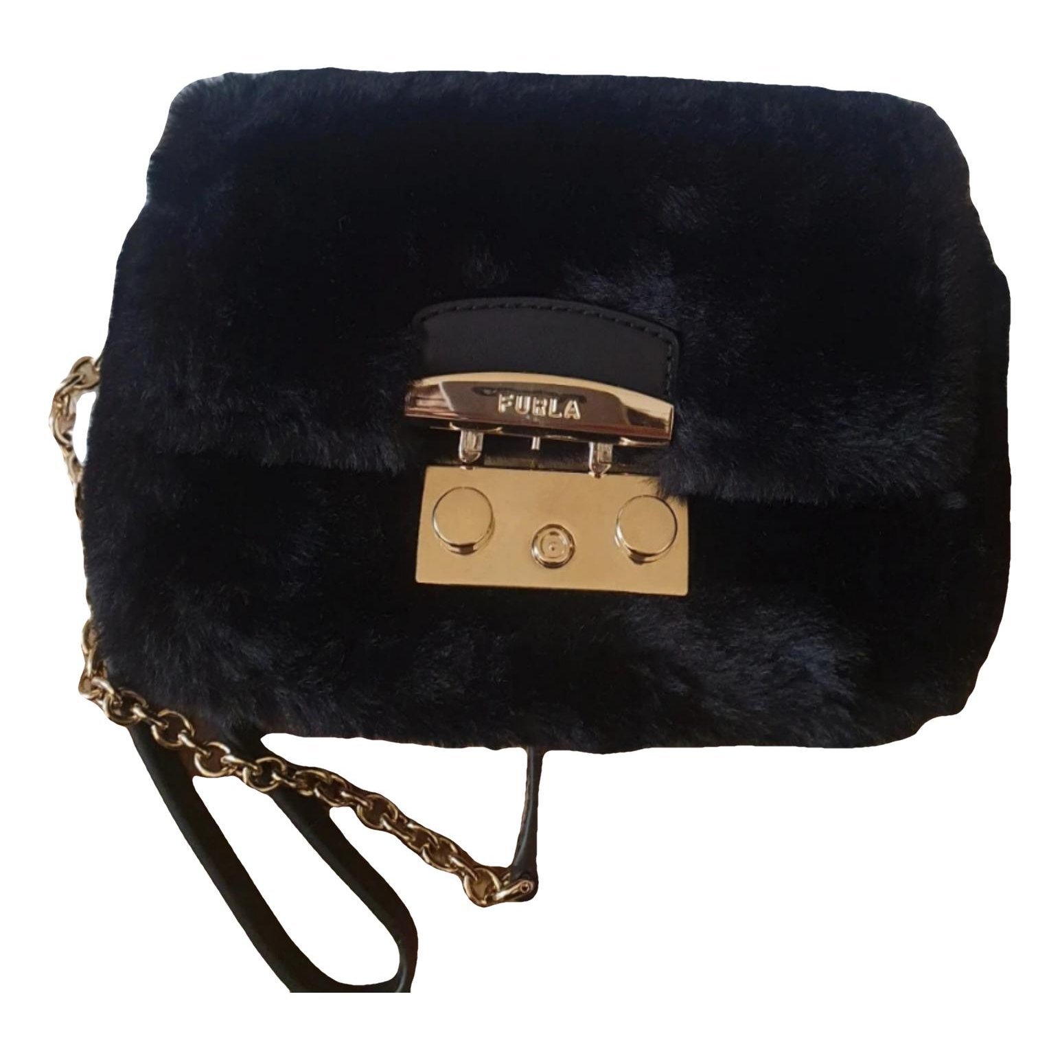 Furla Metropolis faux fur crossbody bag