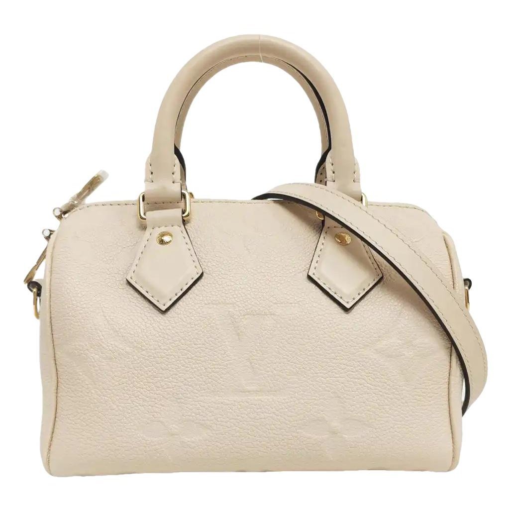 Nano Speedy / Mini HL leather handbag
