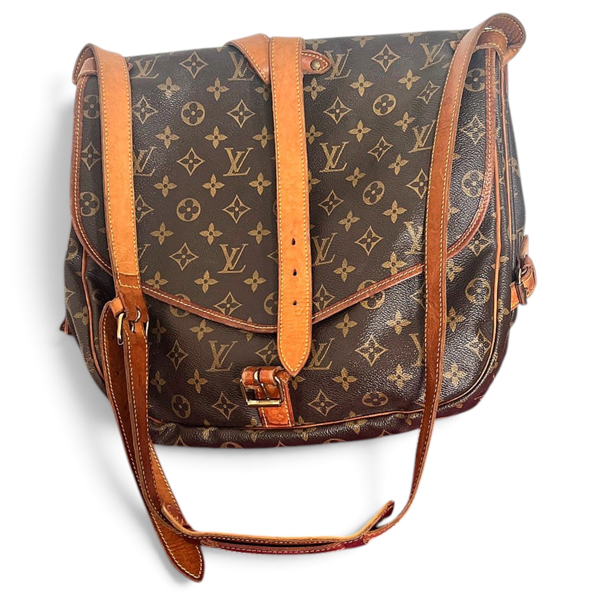 Saumur leather crossbody bag