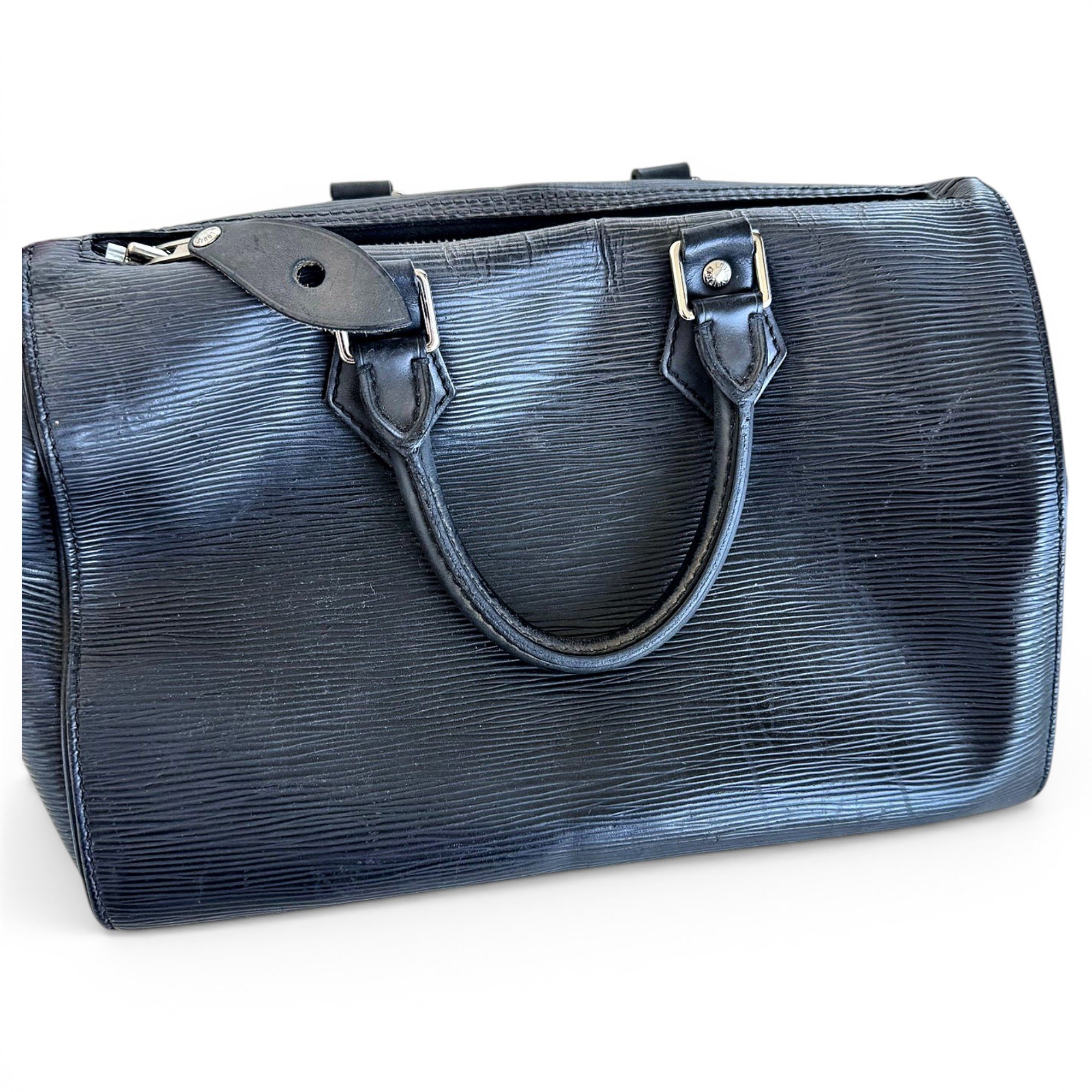 Speedy leather handbag