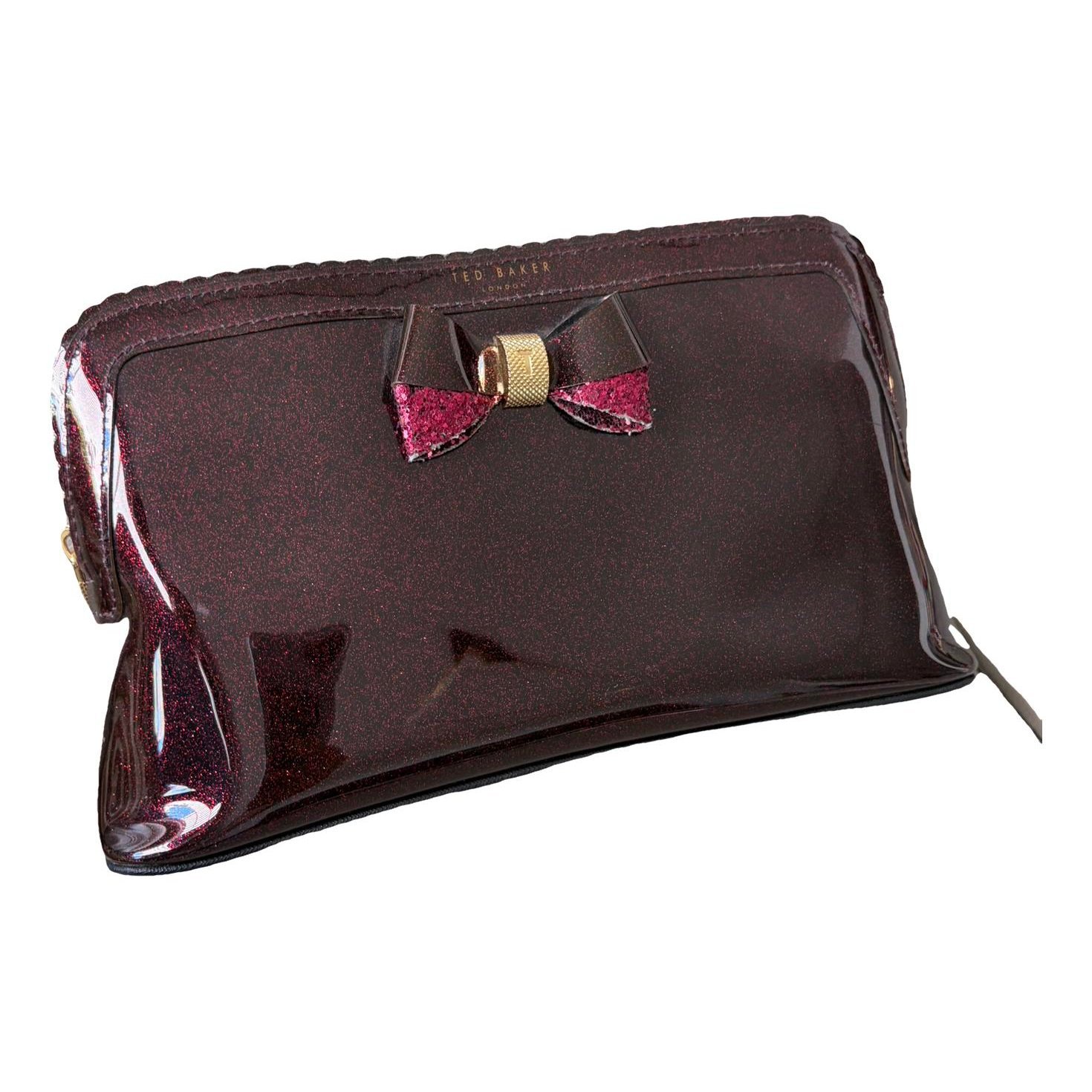 Vinyl clutch bag