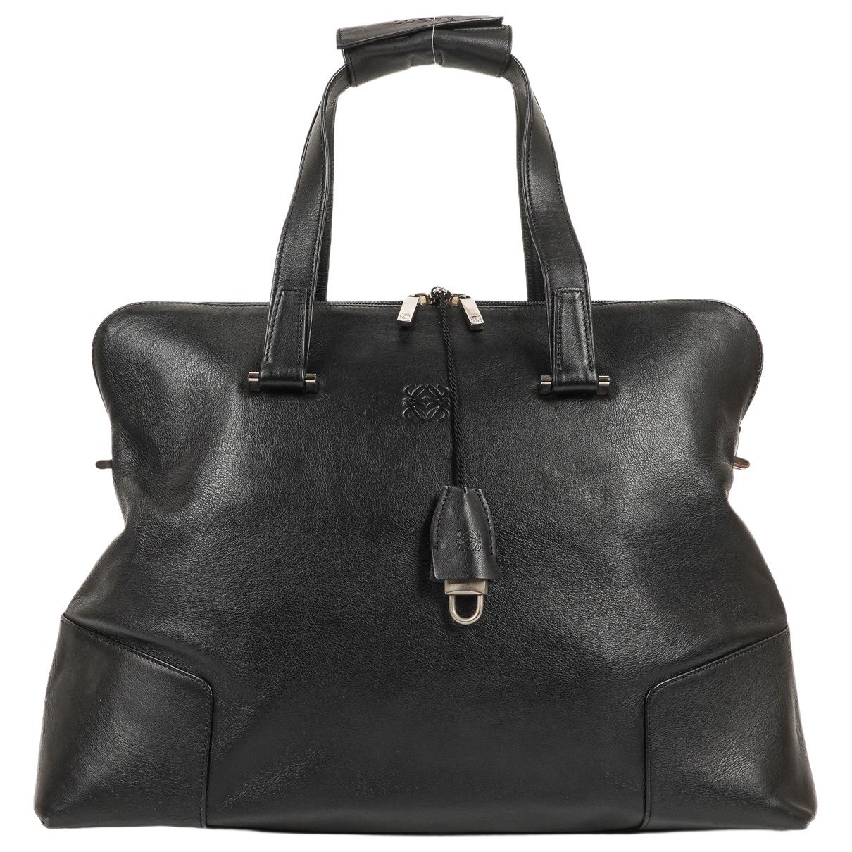 Anagram leather handbag