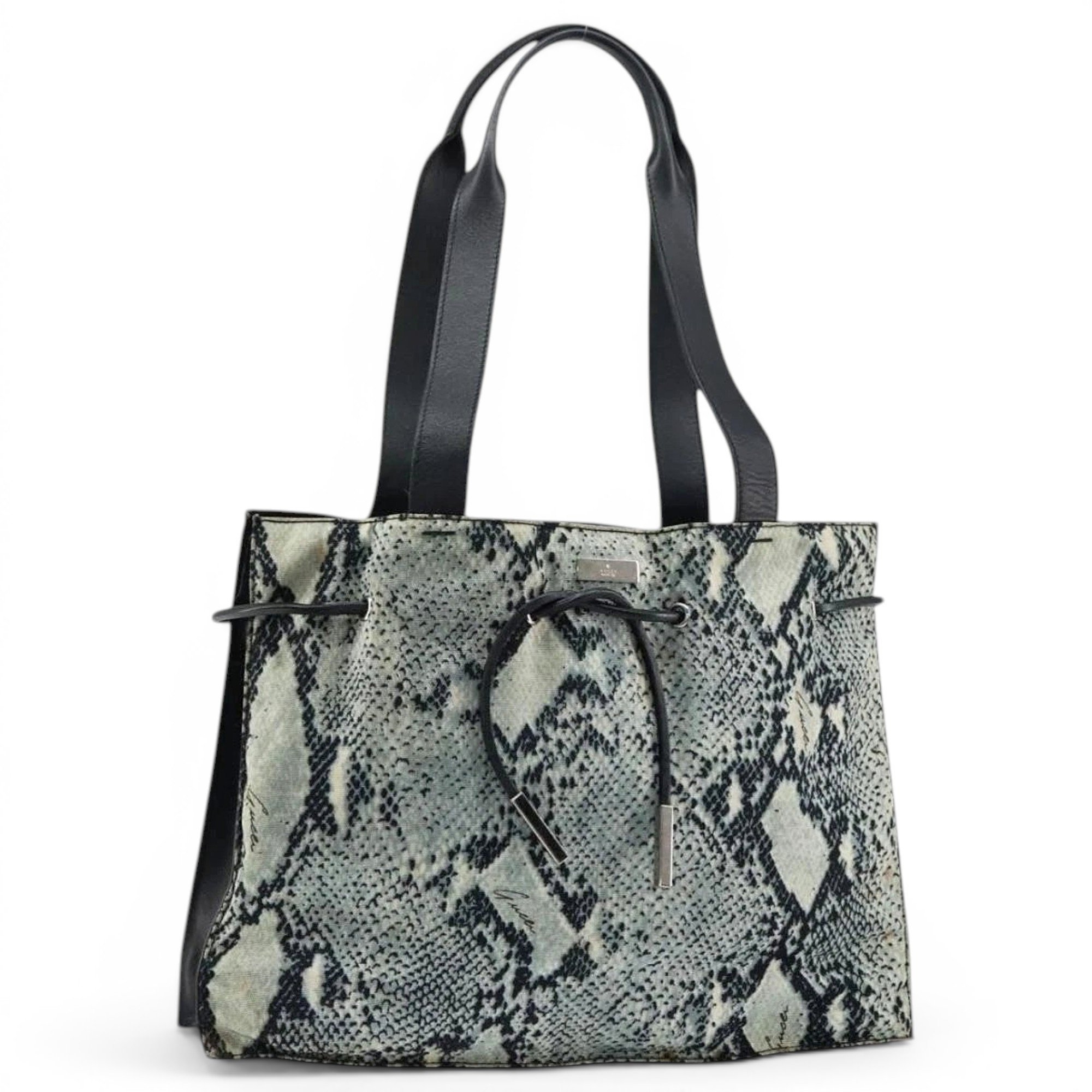 Leather tote