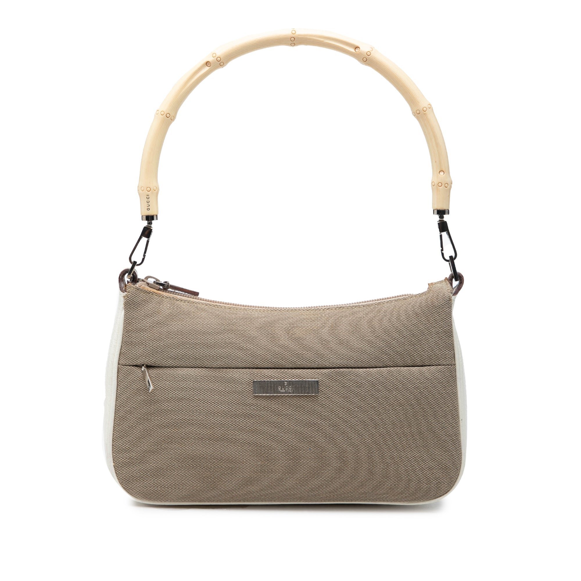 Bamboo leather handbag