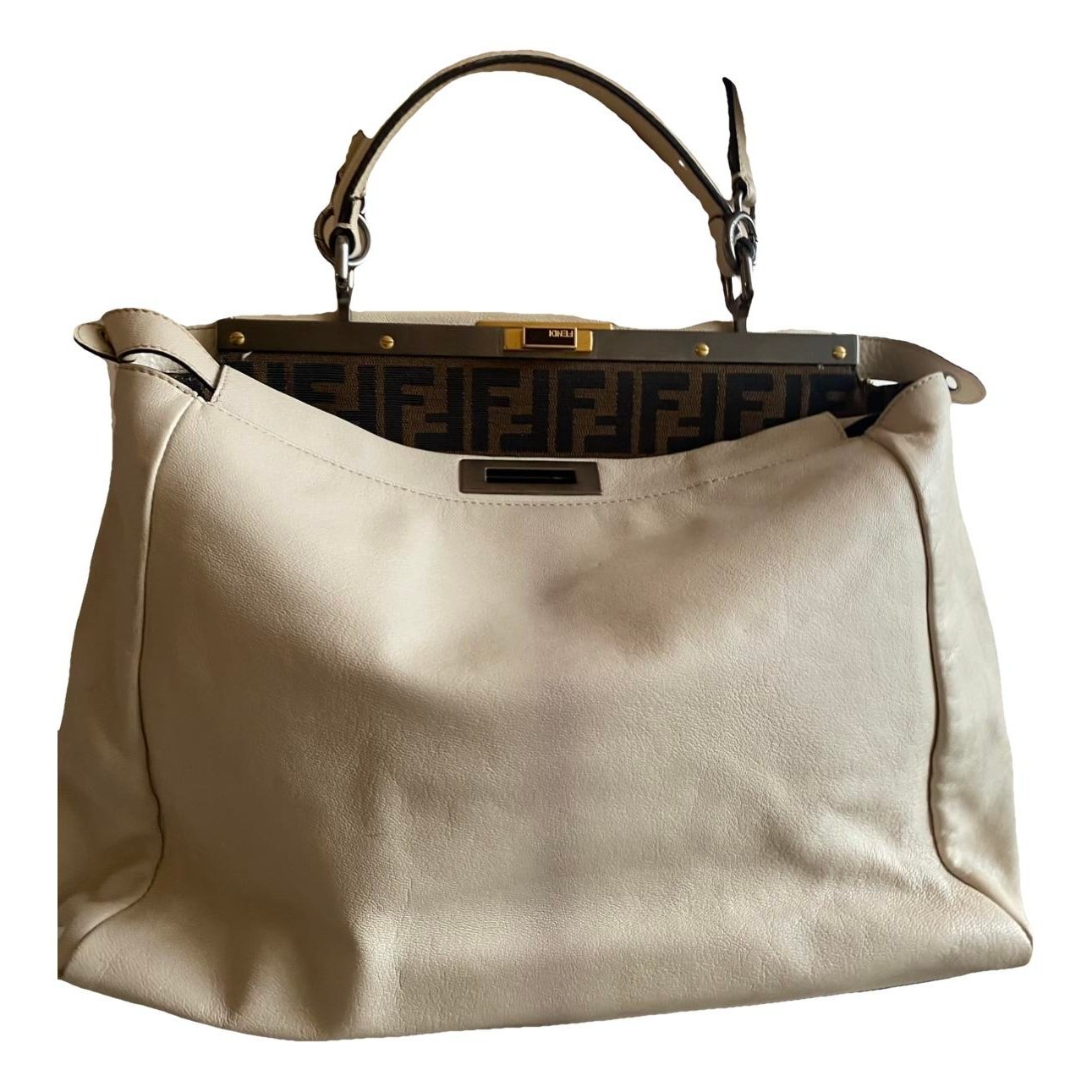 Peekaboo leather handbag