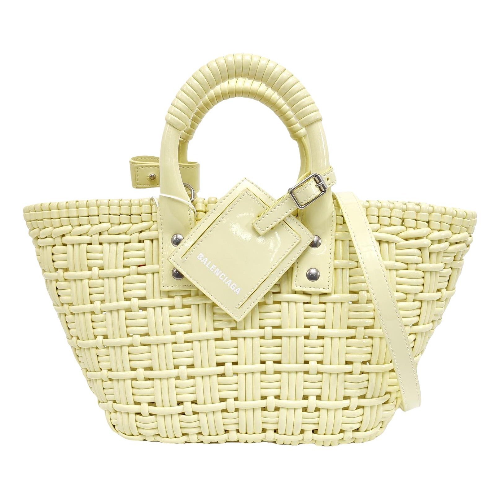 Bistro Panier leather tote