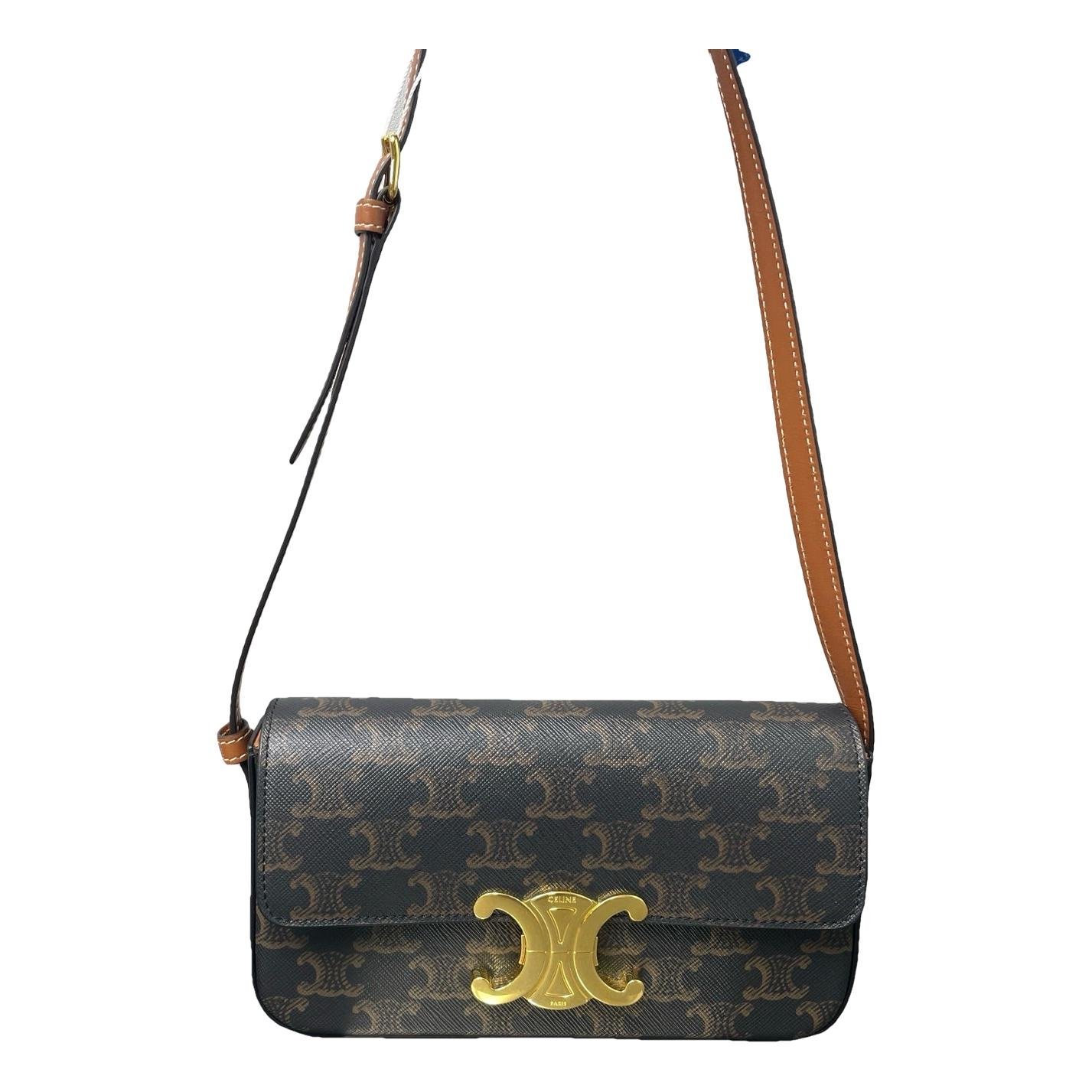 Triomphe leather mini bag