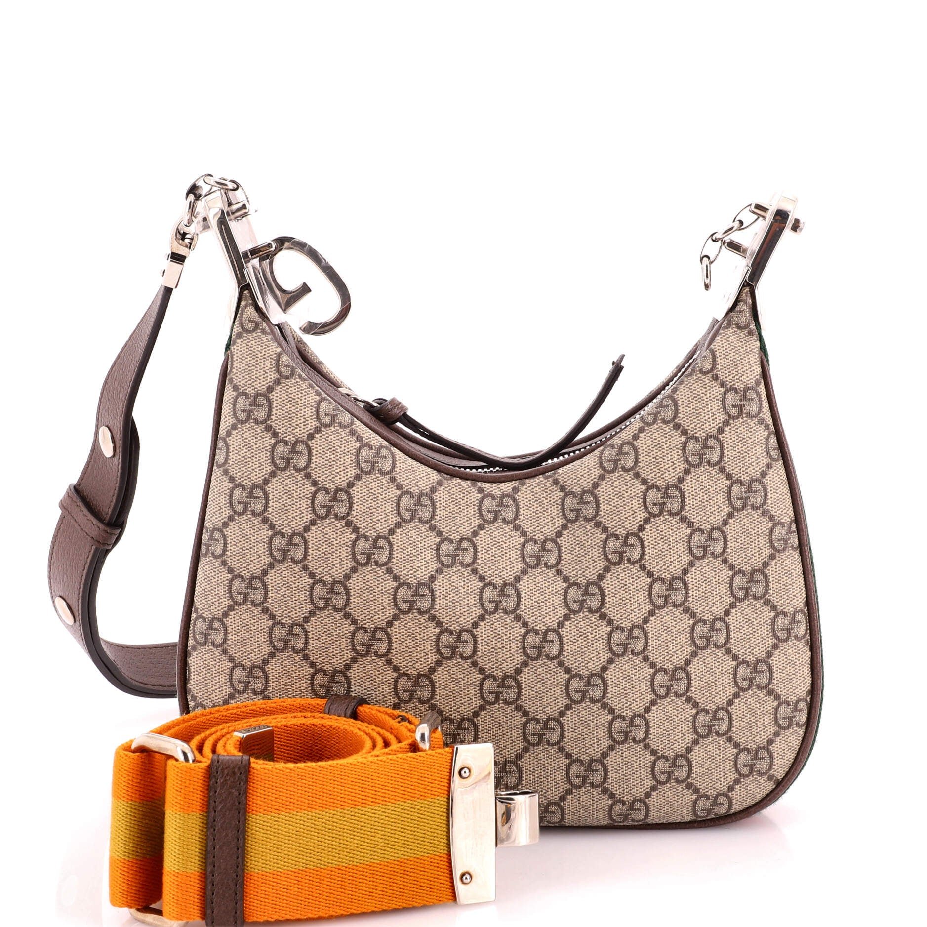Attache Shoulder Bag GG Coated Canvas Small