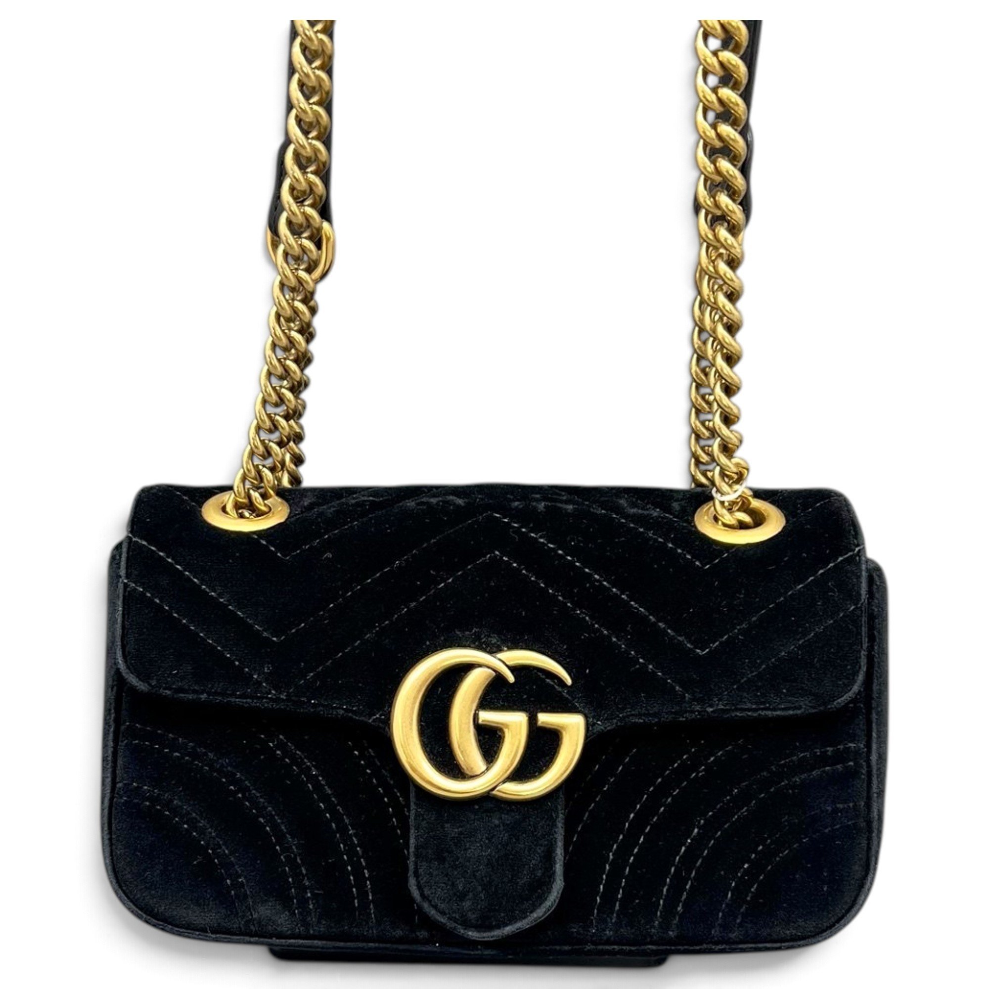 Gucci GG Marmont velvet handbag