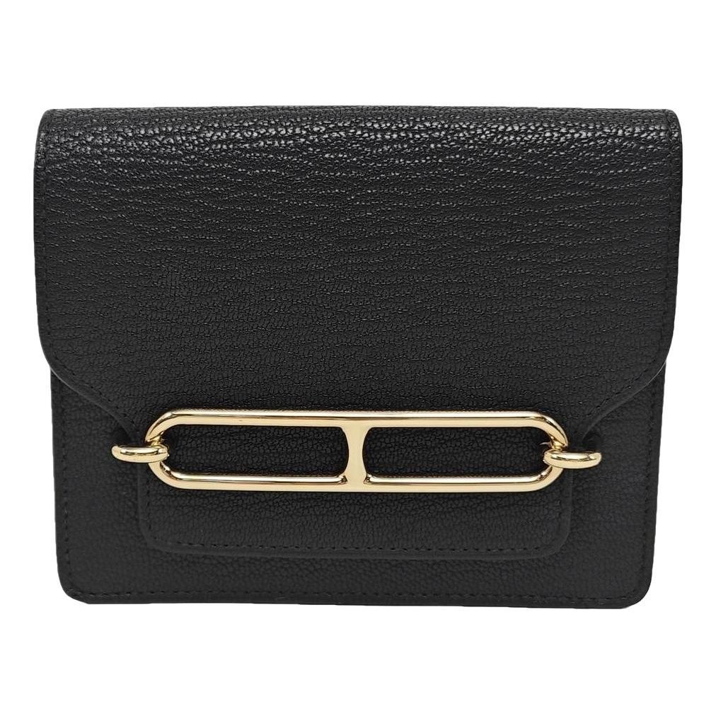 Hermes Roulis Handbag Black