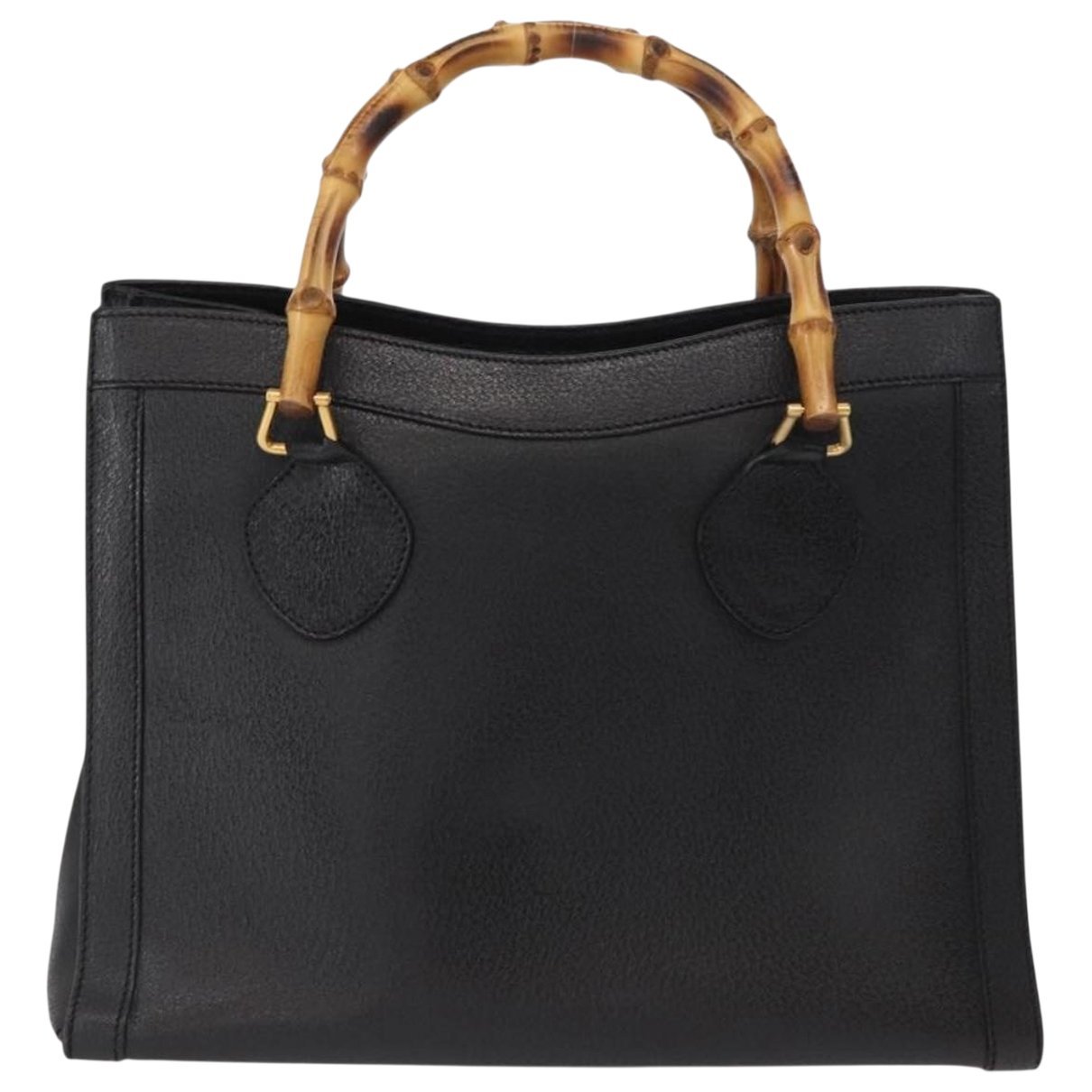 Bamboo leather handbag